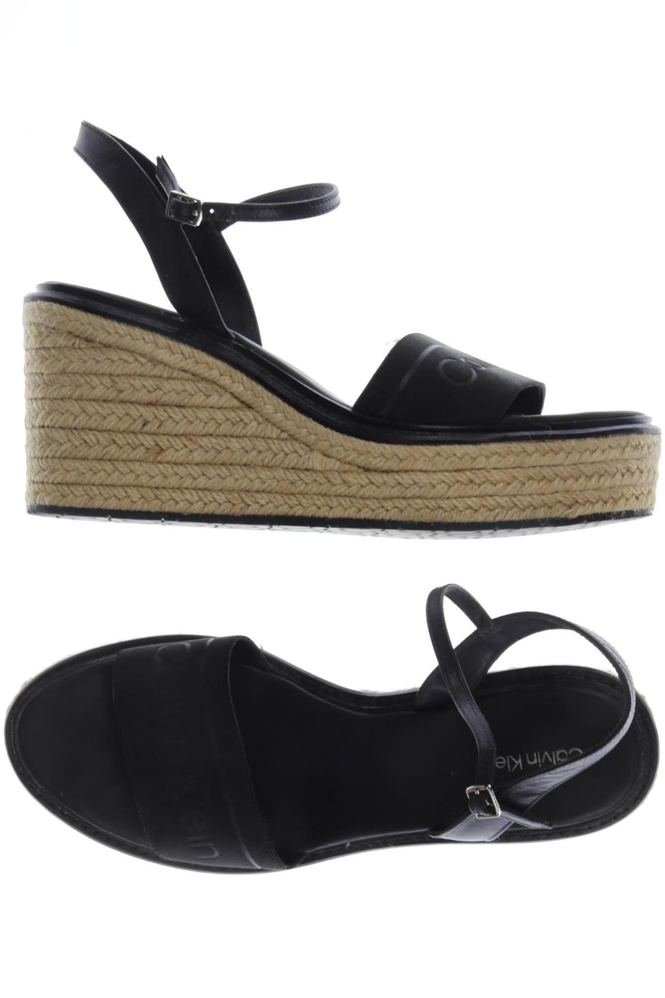 

Calvin Klein Damen Sandale, schwarz, Gr. 39