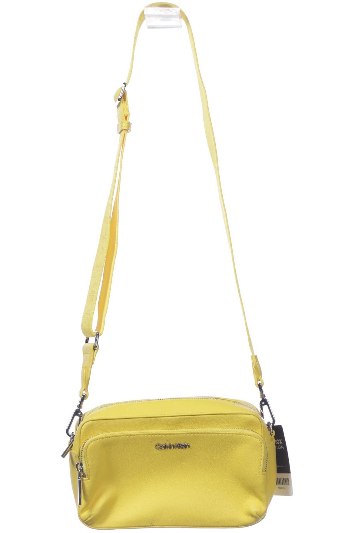 

Calvin Klein Damen Handtasche, gelb, Gr.