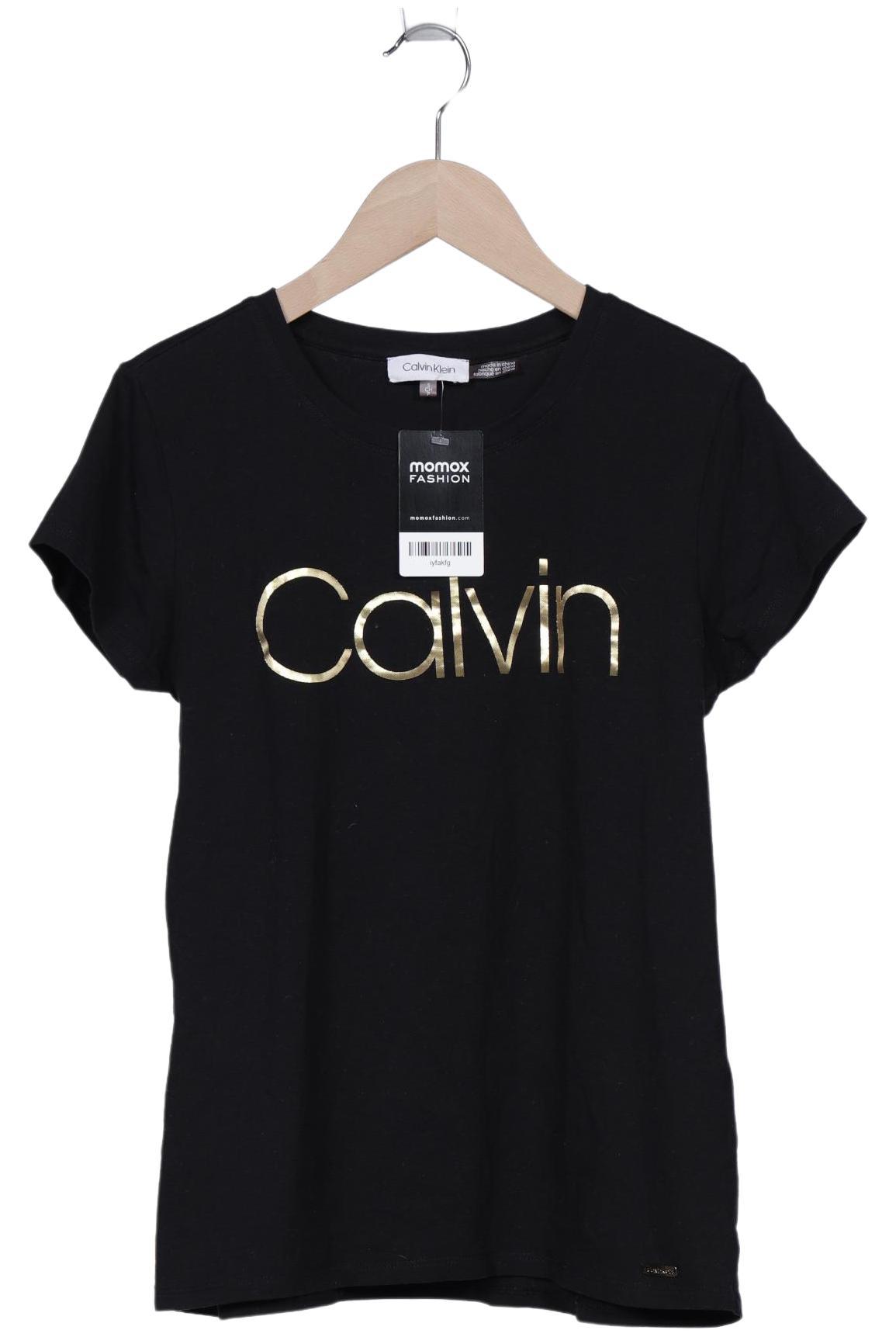 

Calvin Klein Damen T-Shirt, schwarz, Gr. 36
