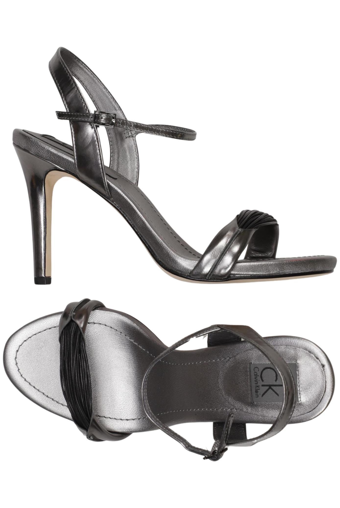 

Calvin Klein Damen Sandale, silber, Gr. 38