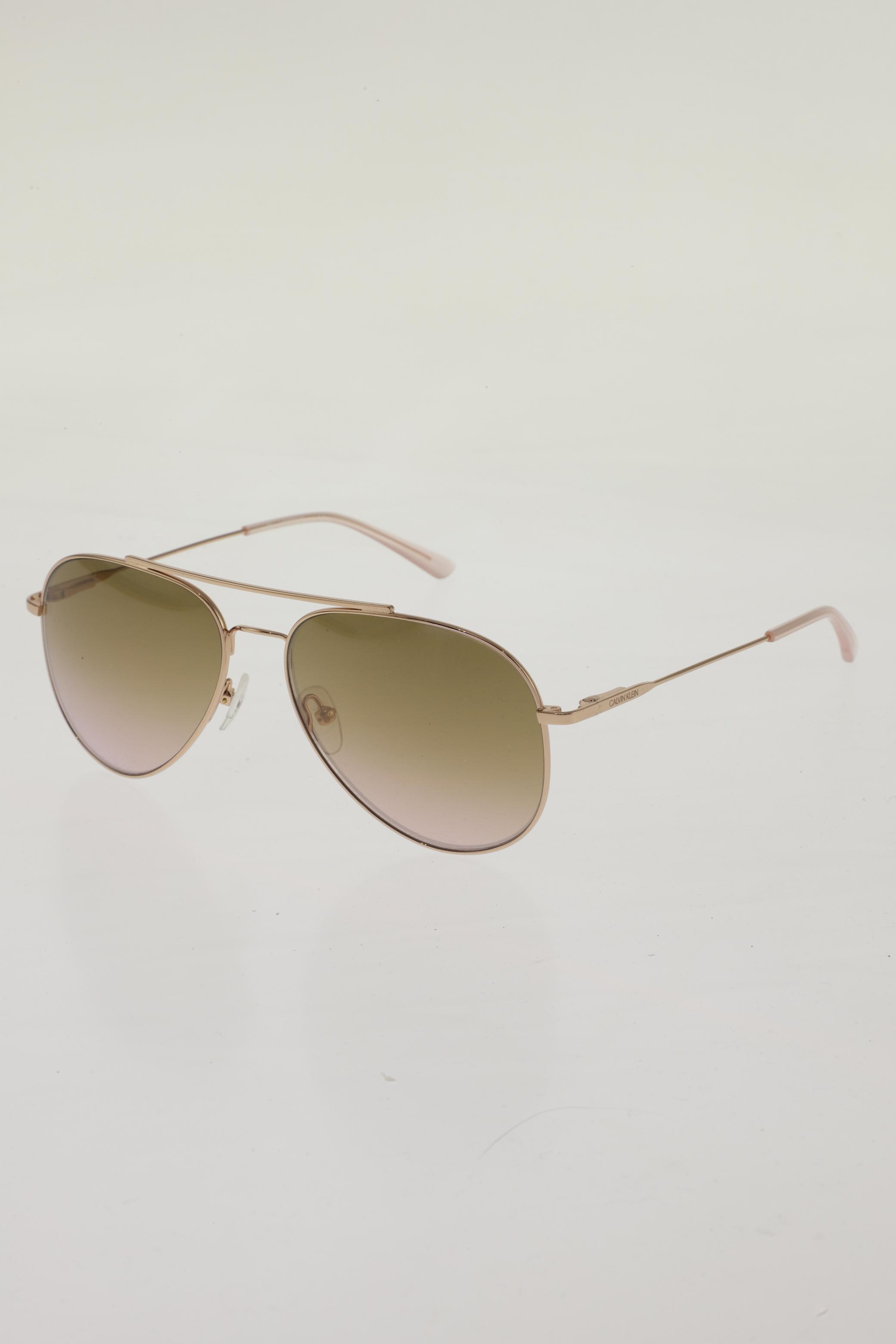 

Calvin Klein Damen Sonnenbrille, gold, Gr.