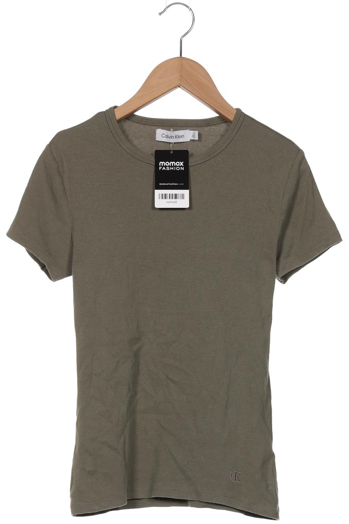 

Calvin Klein Damen T-Shirt, grün, Gr. 38