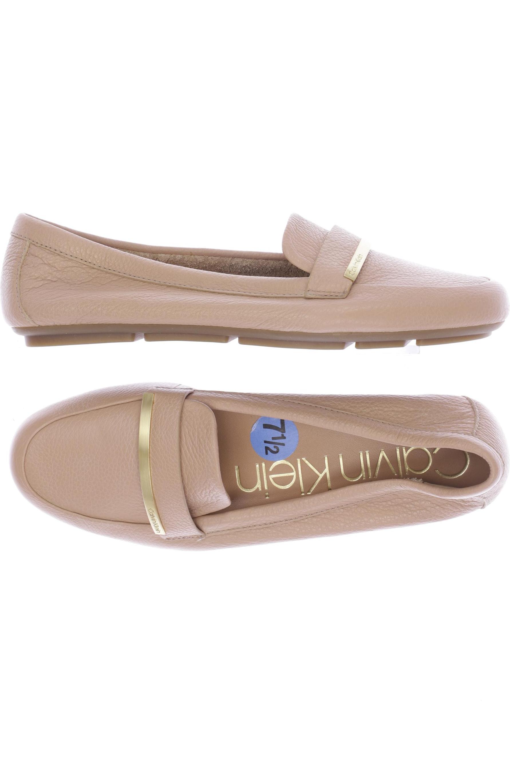 

Calvin Klein Damen Halbschuh, beige, Gr. 7.5
