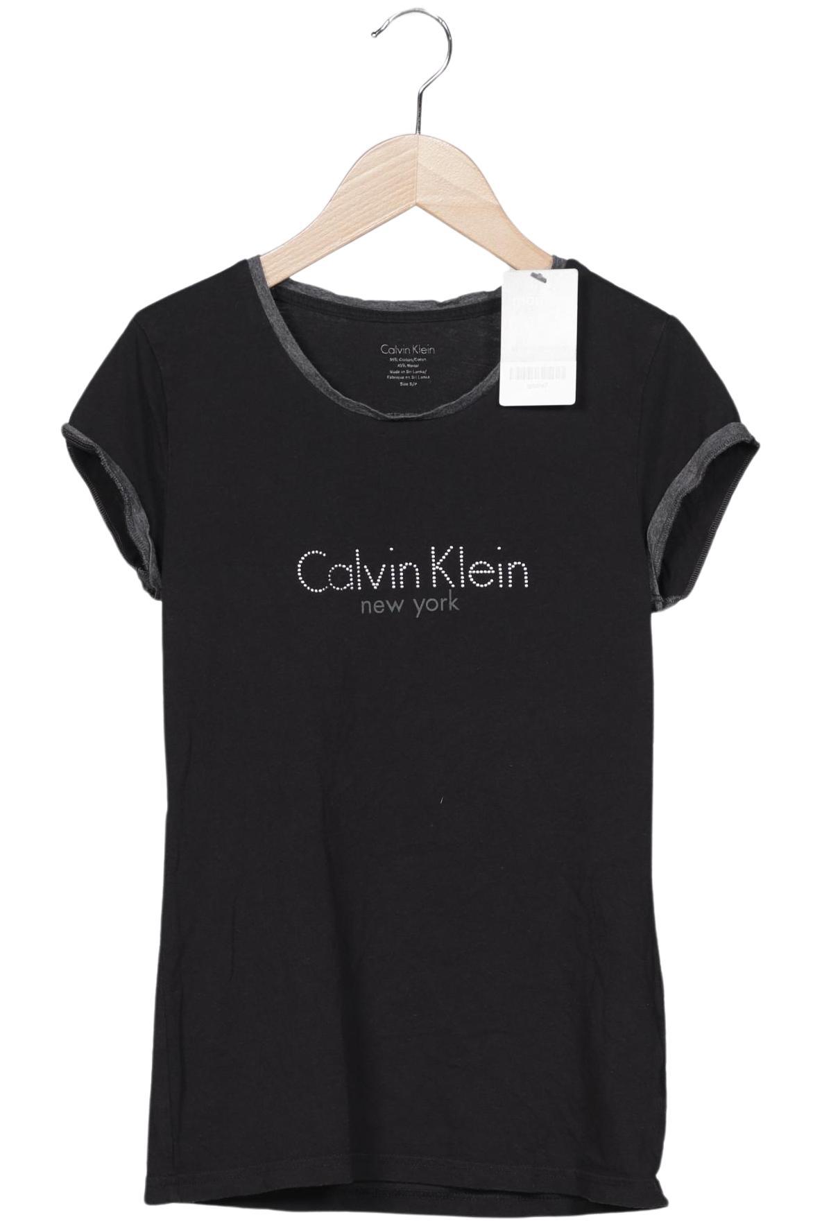 

Calvin Klein Damen T-Shirt, schwarz, Gr. 36