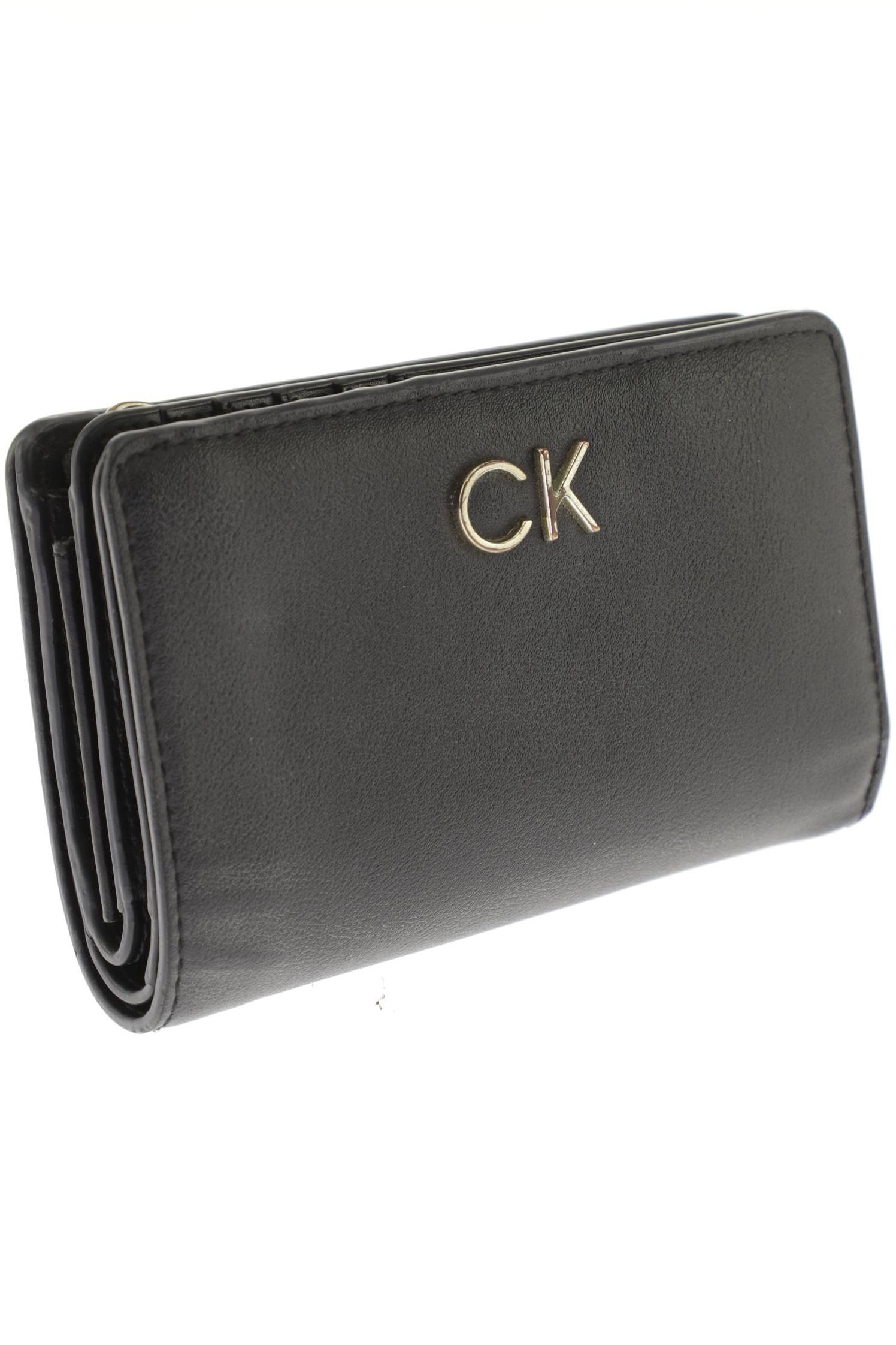 

Calvin Klein Damen Portemonnaie, schwarz, Gr.