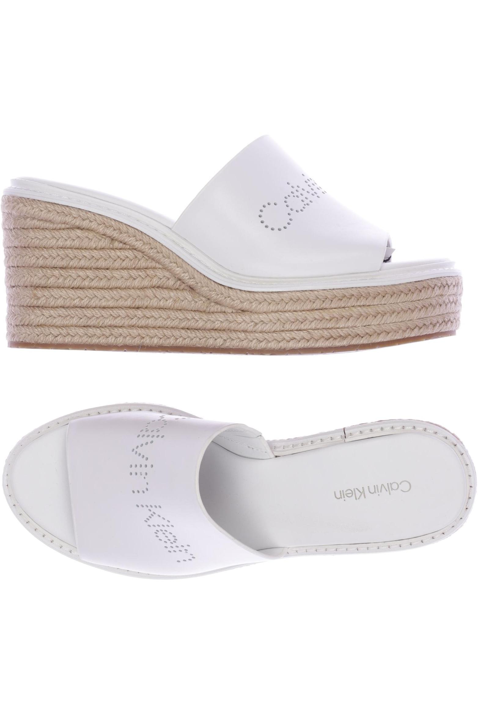

Calvin Klein Damen Sandale, weiß, Gr. 38