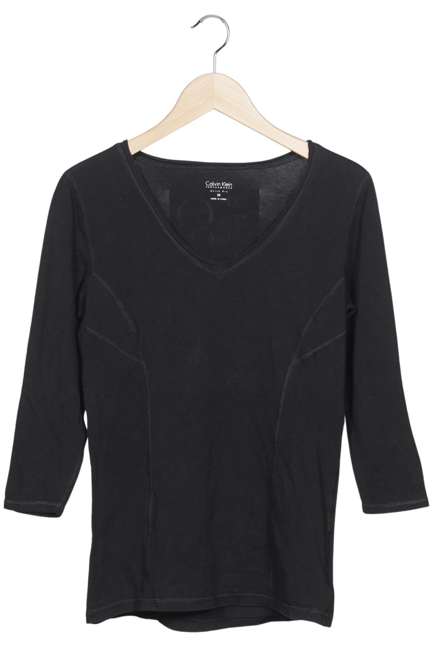 

Calvin Klein Damen Langarmshirt, schwarz, Gr. 38