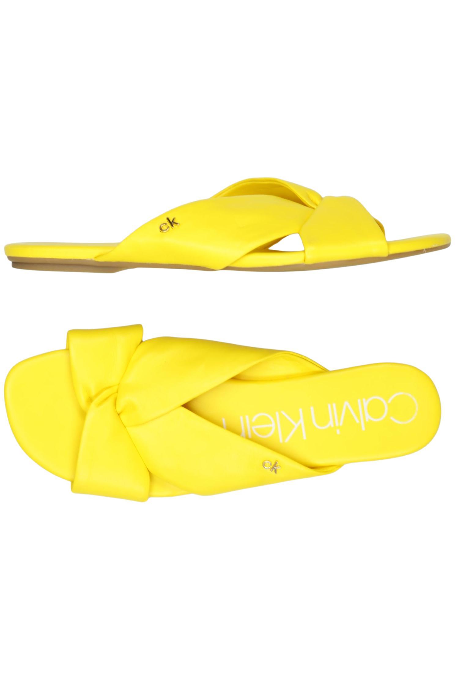 

Calvin Klein Damen Sandale, gelb, Gr. 40.5