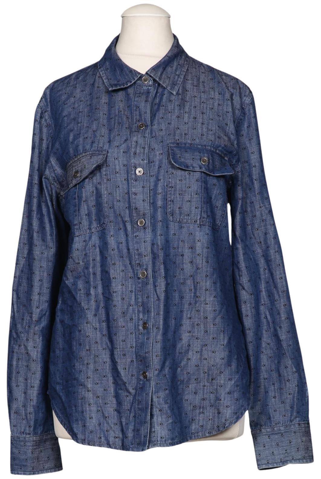 

Calvin Klein Damen Bluse, blau, Gr. 36