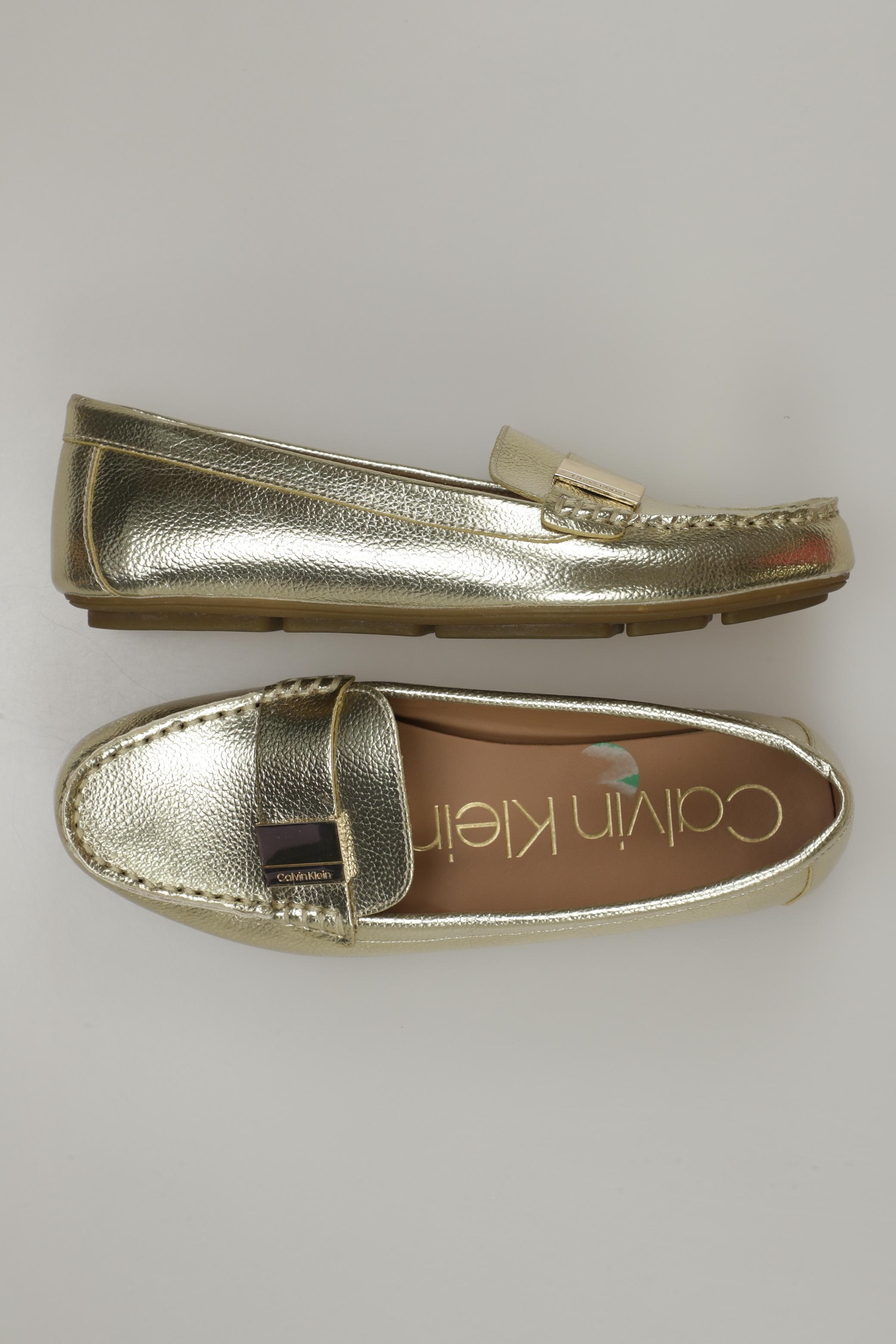 

Calvin Klein Damen Halbschuh, gold, Gr. 37