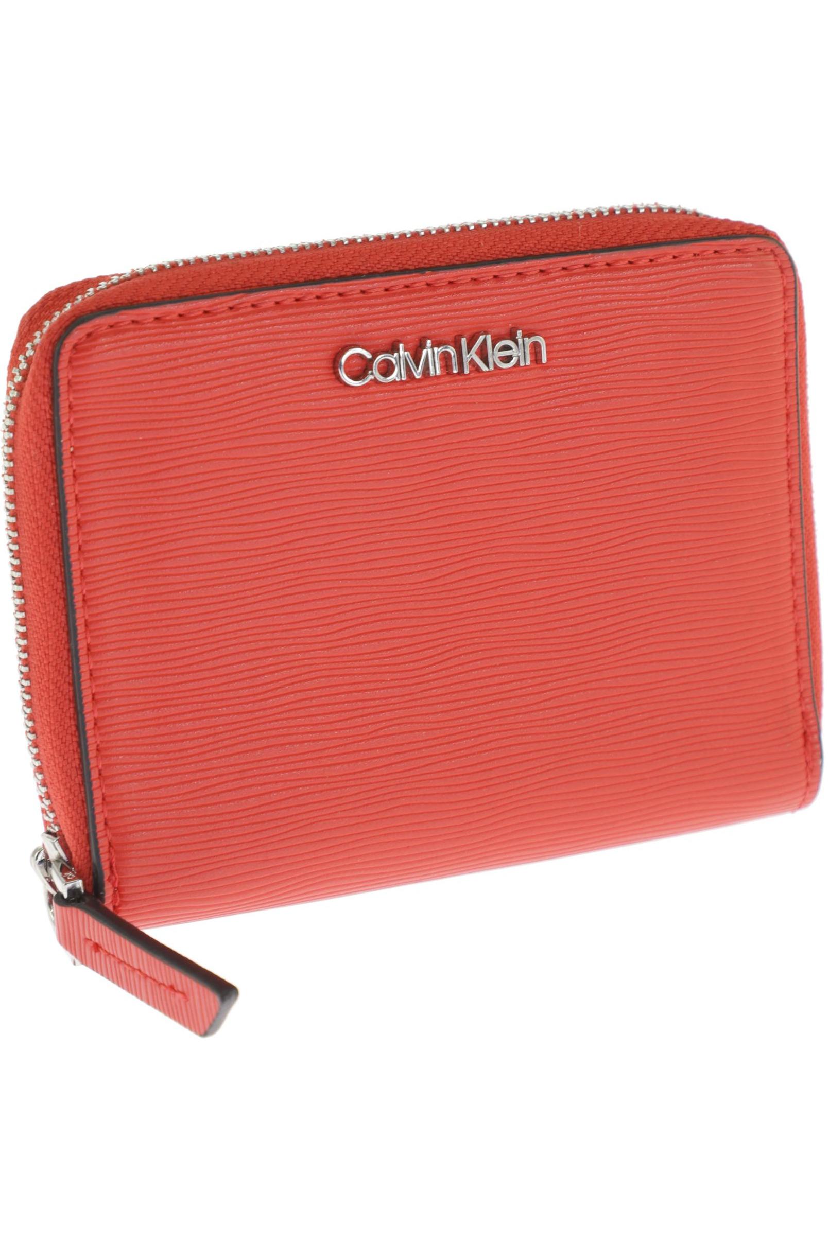

Calvin Klein Damen Portemonnaie, rot, Gr.