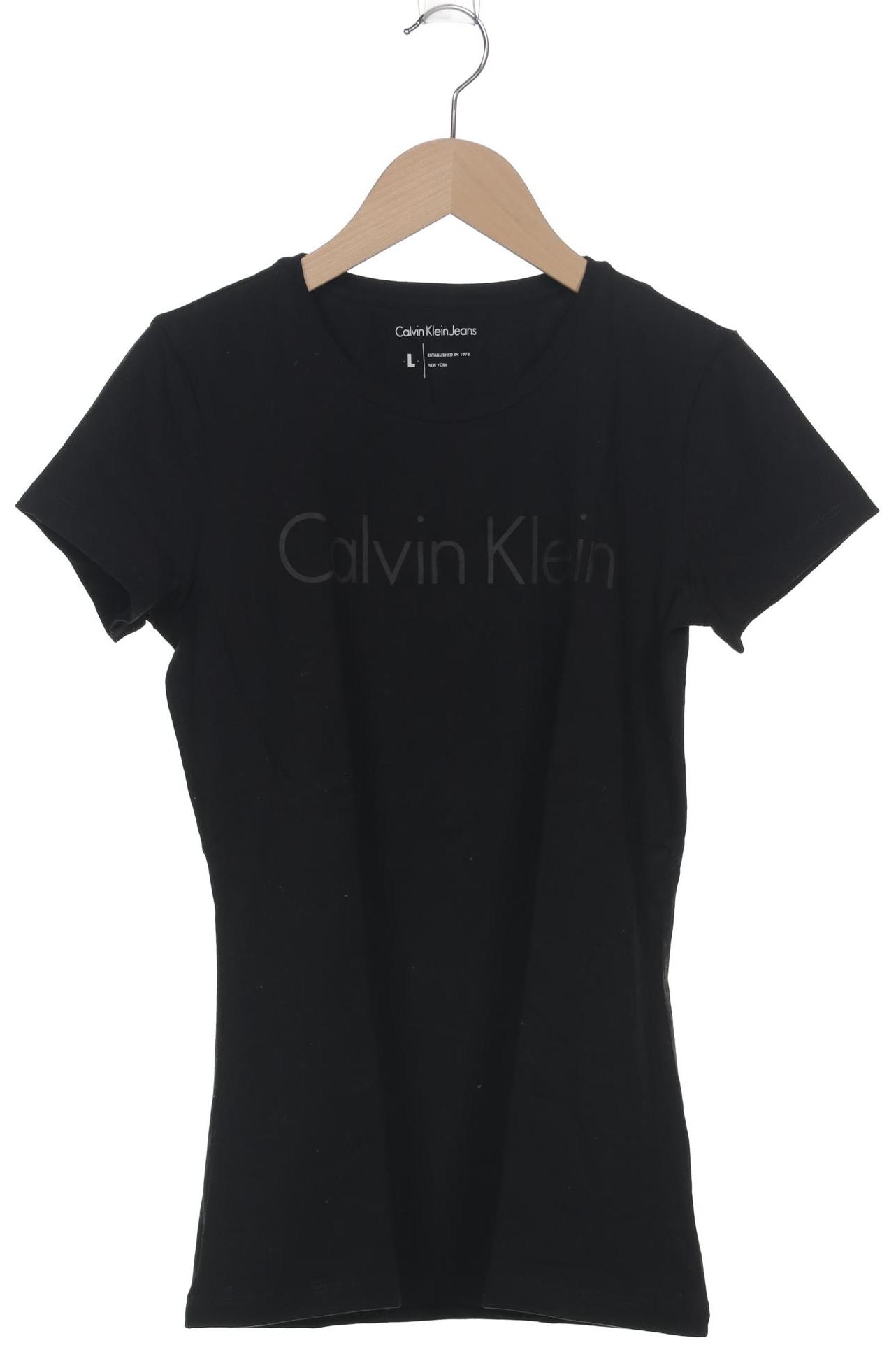 

Calvin Klein Damen T-Shirt, schwarz, Gr. 42
