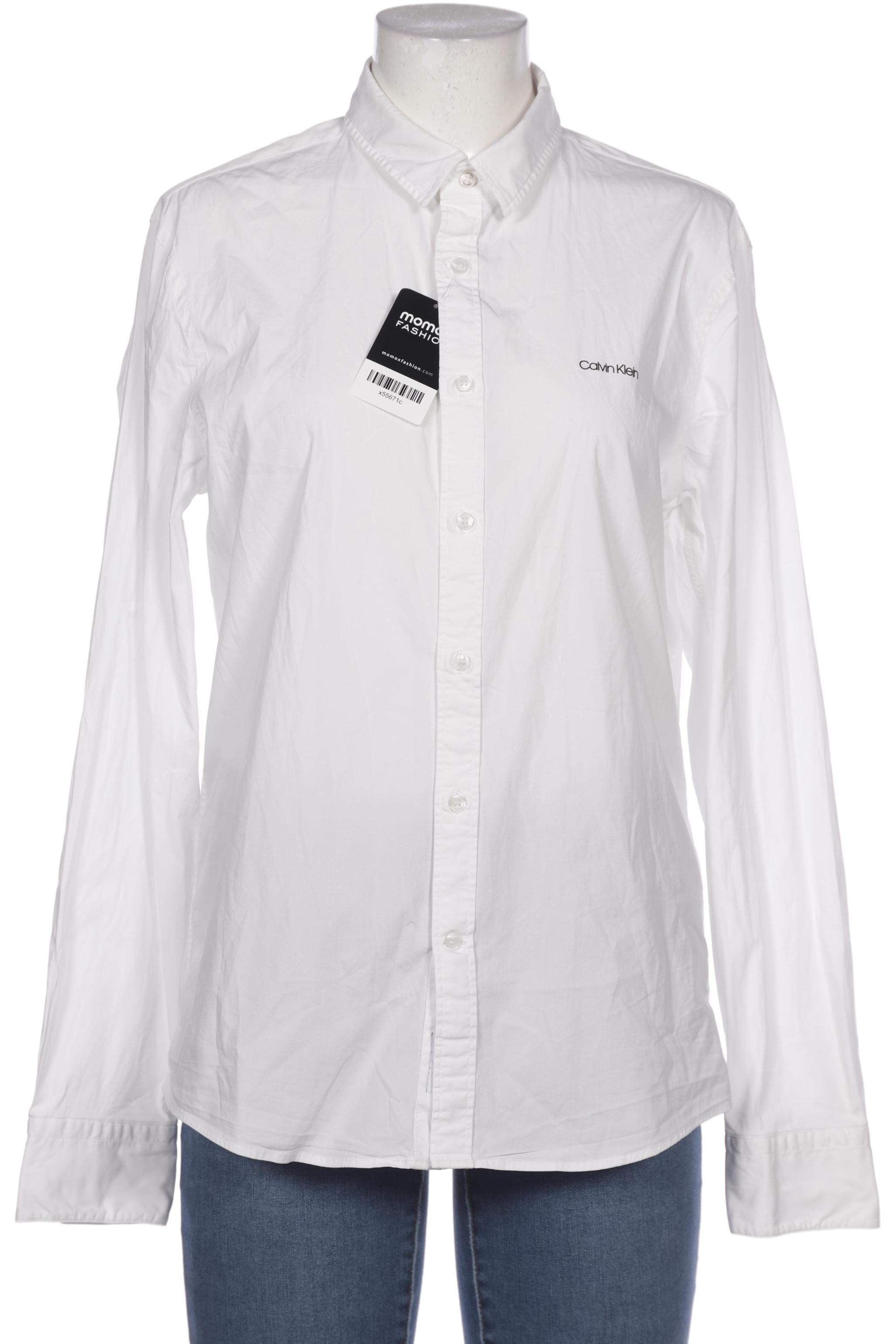 

Calvin Klein Damen Bluse, weiß, Gr. 42
