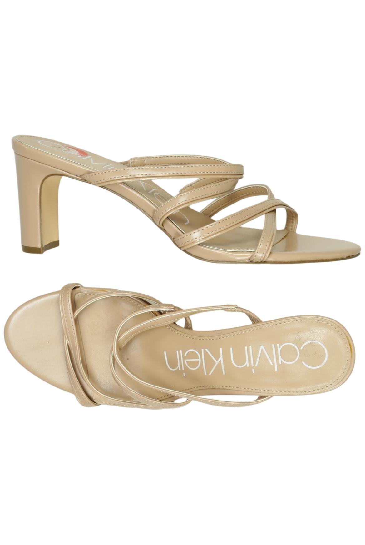

Calvin Klein Damen Sandale, beige, Gr. 38.5