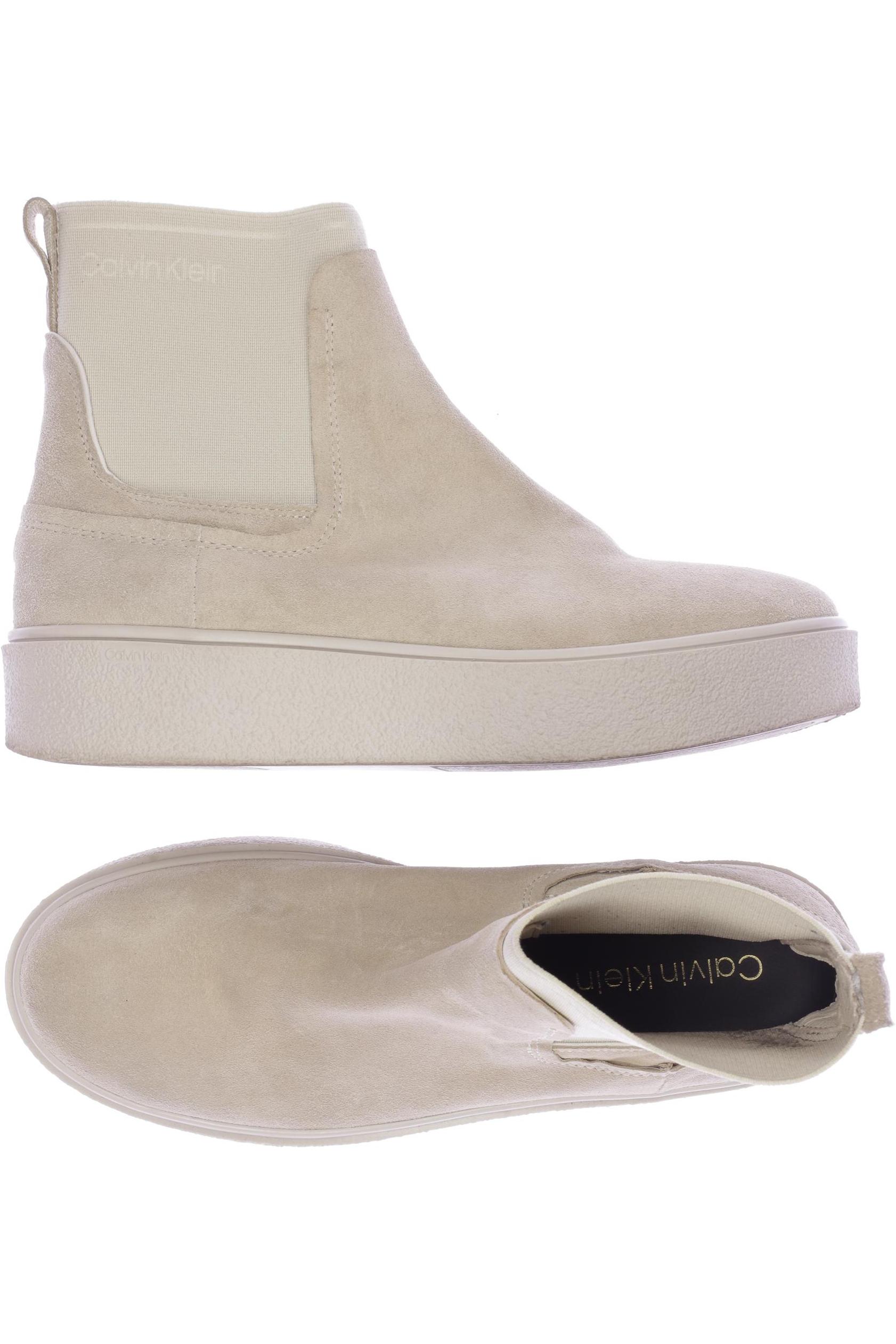

Calvin Klein Damen Stiefelette, cremeweiß, Gr. 40