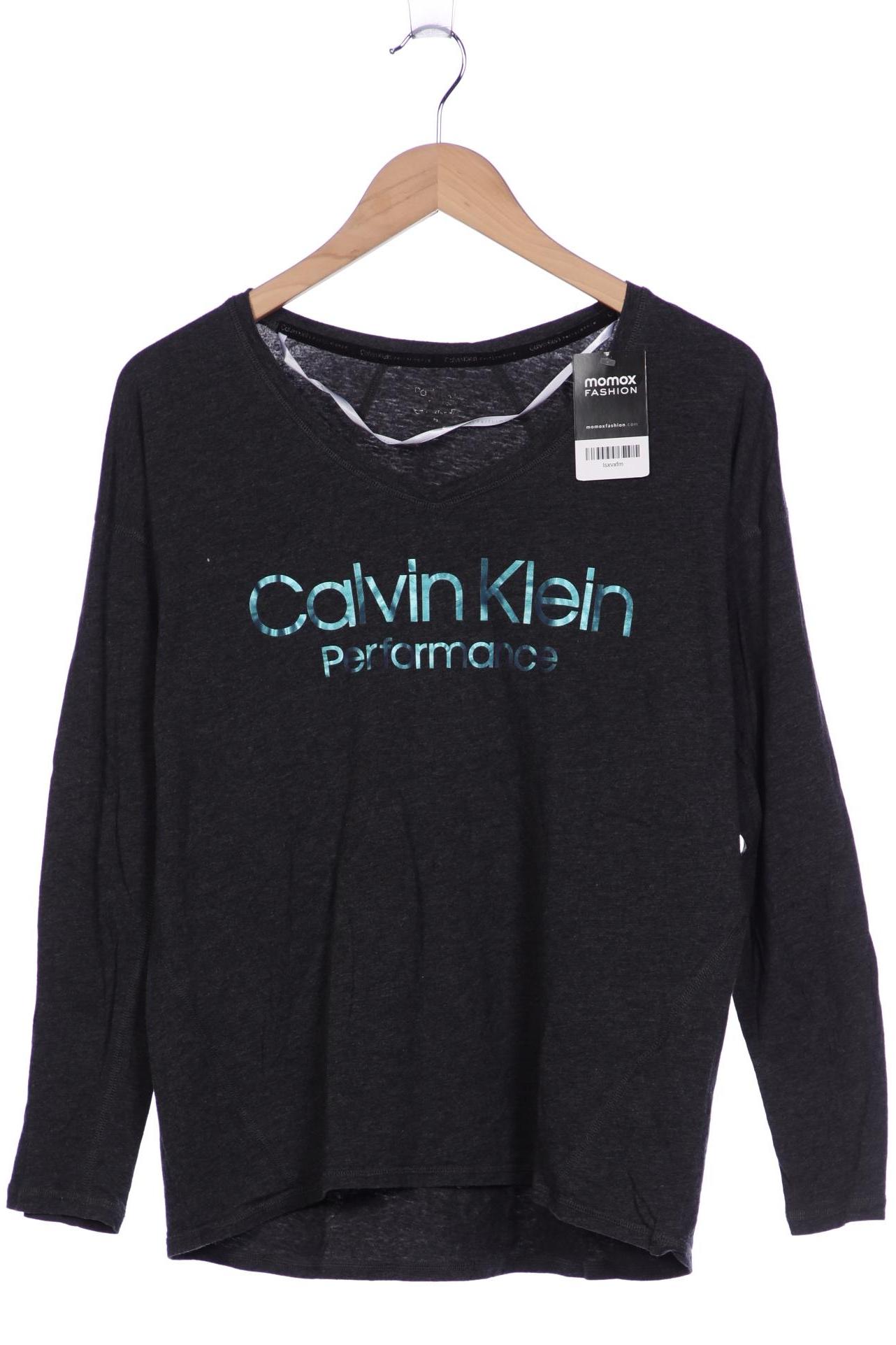 

Calvin Klein Damen Langarmshirt, grau, Gr. 38