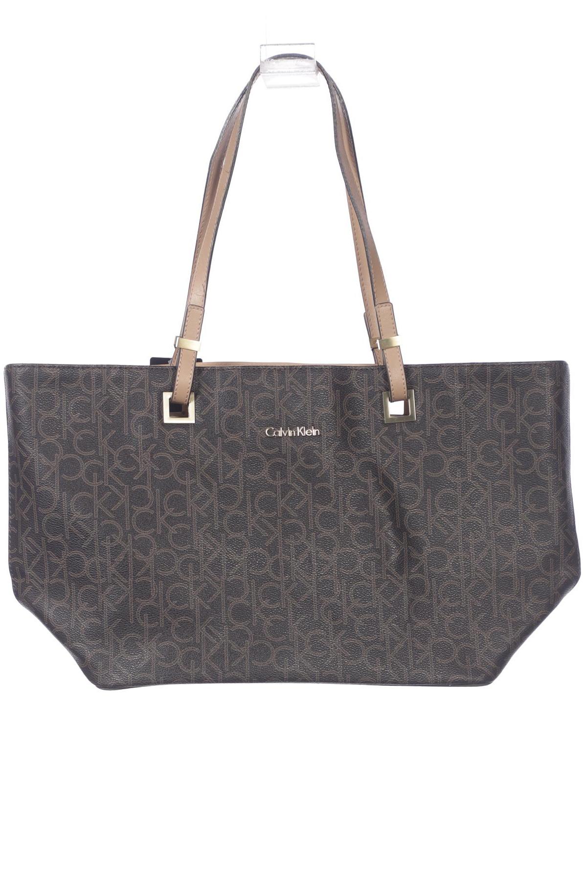 

Calvin Klein Damen Handtasche, braun, Gr.