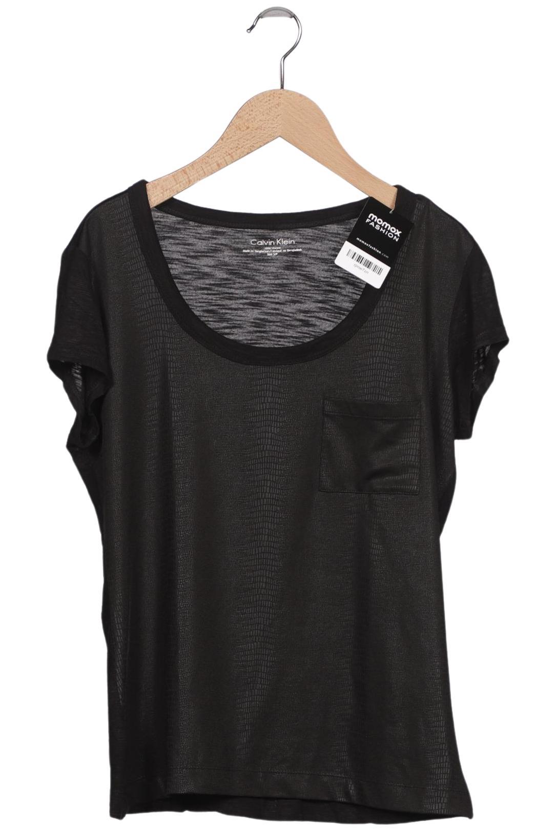 

Calvin Klein Damen T-Shirt, schwarz, Gr. 36