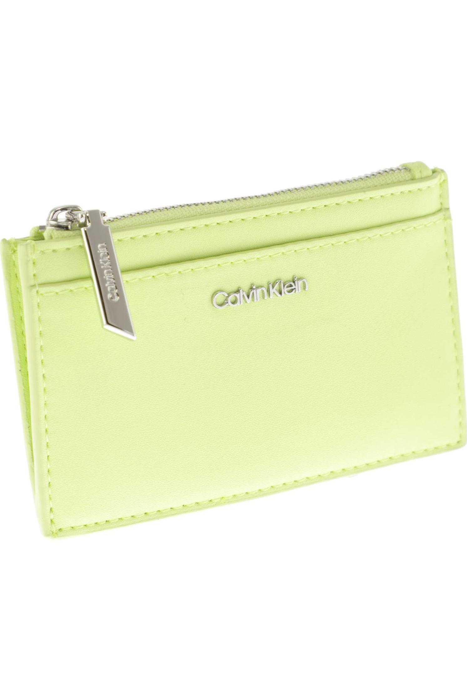 

Calvin Klein Damen Portemonnaie, hellgrün, Gr.