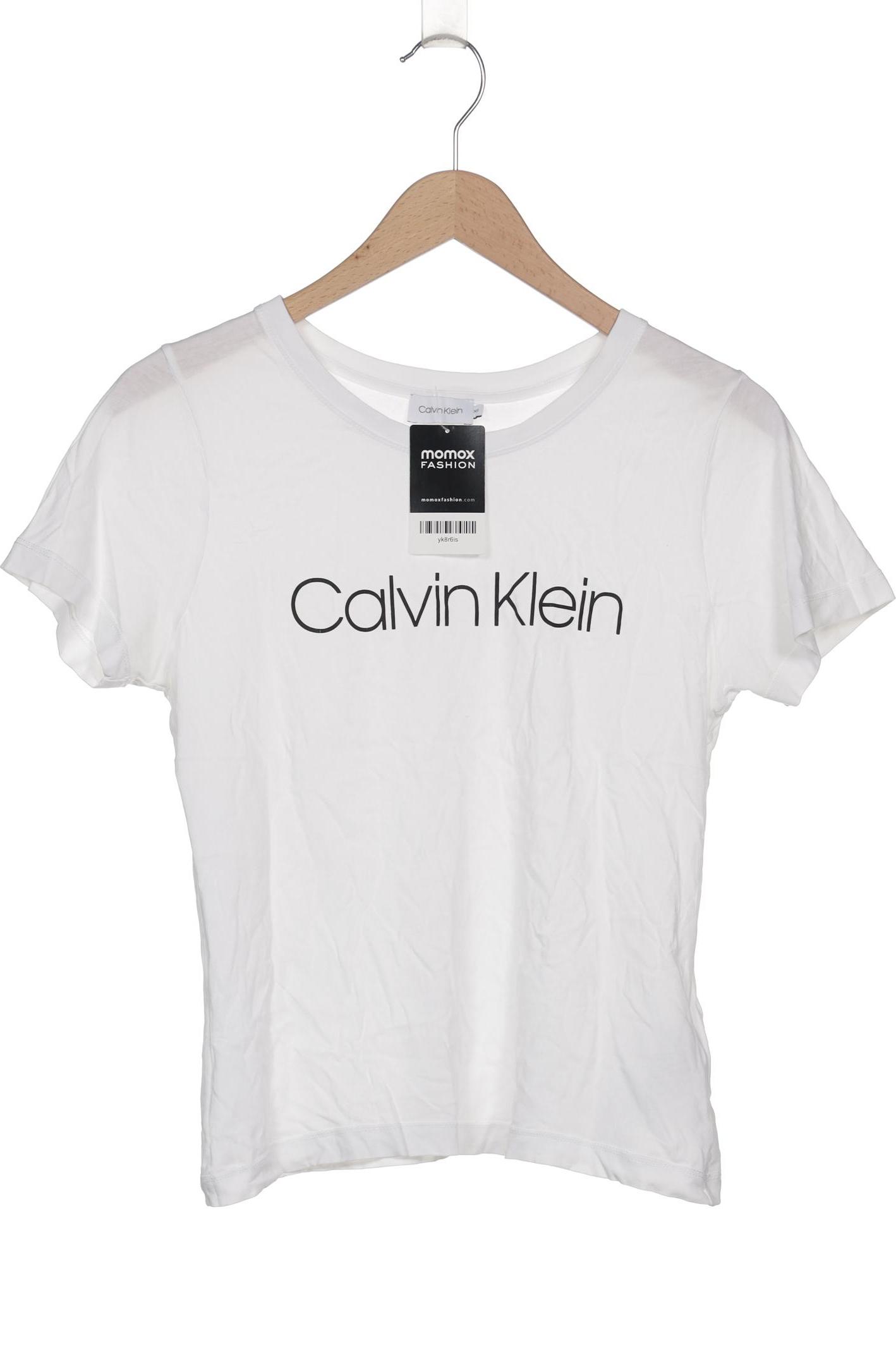 

Calvin Klein Damen T-Shirt, weiß, Gr. 34