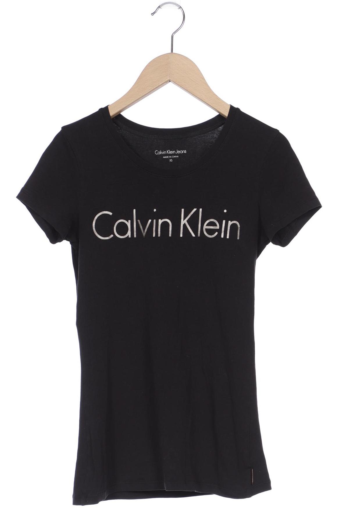 

Calvin Klein Damen T-Shirt, schwarz, Gr. 34