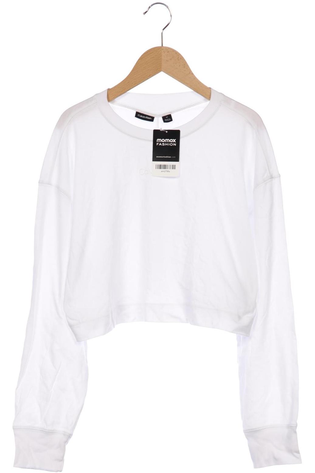

Calvin Klein Damen Langarmshirt, weiß, Gr. 38