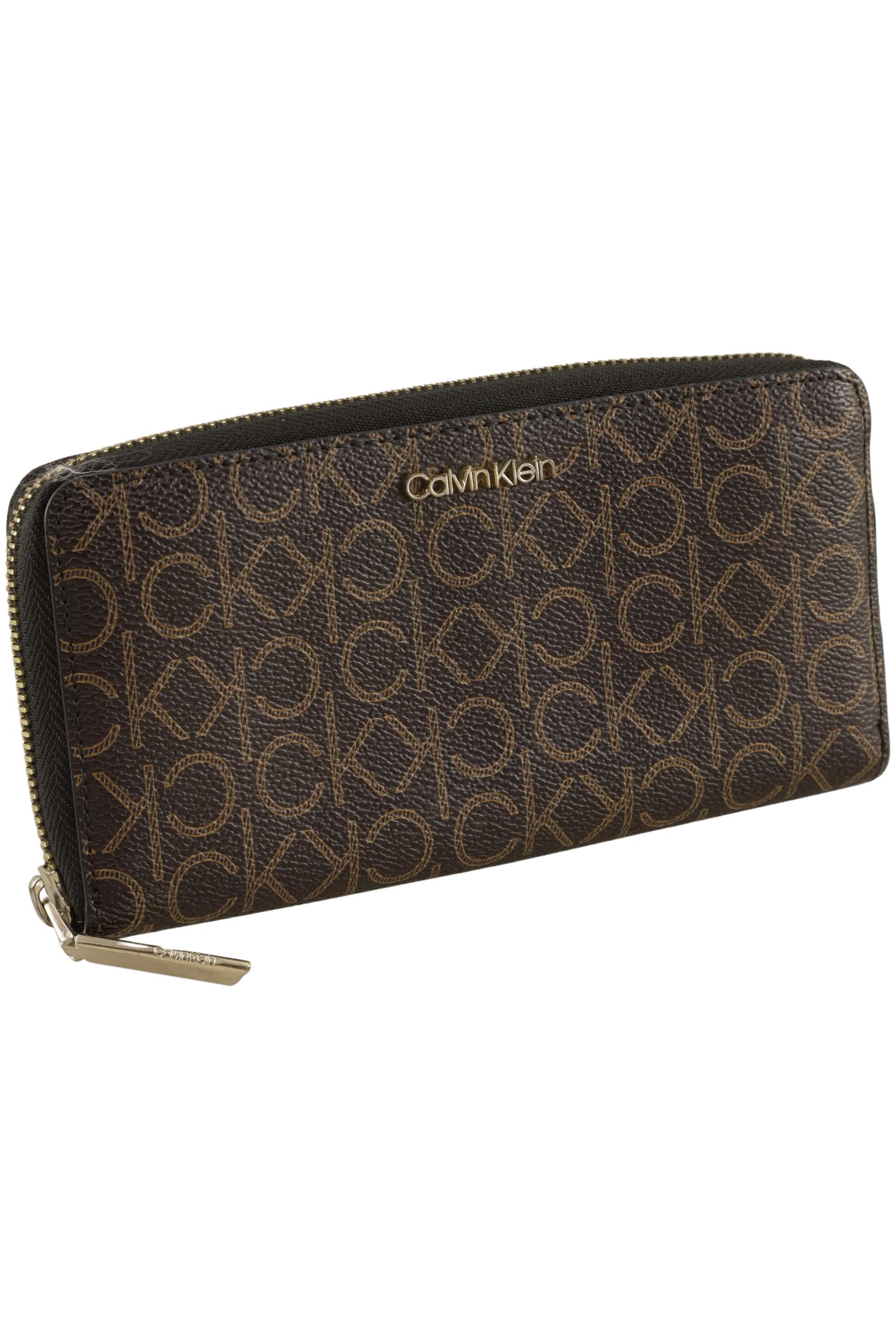 

Calvin Klein Damen Portemonnaie, braun, Gr.