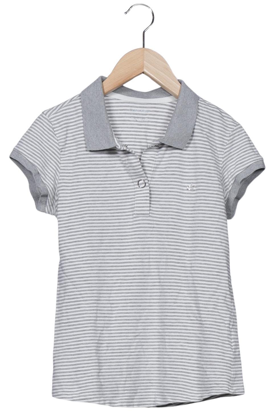 

Calvin Klein Damen Poloshirt, grau, Gr. 34