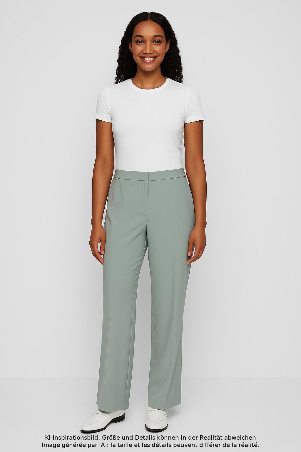 

Calvin Klein Damen Stoffhose, hellgrün, Gr. 40