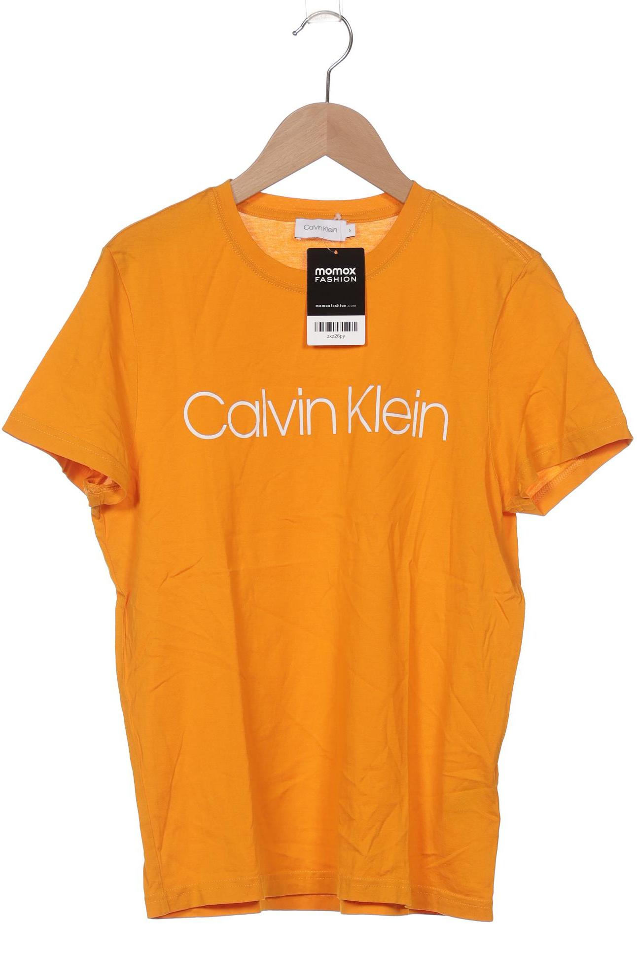 

Calvin Klein Damen T-Shirt, orange, Gr. 36