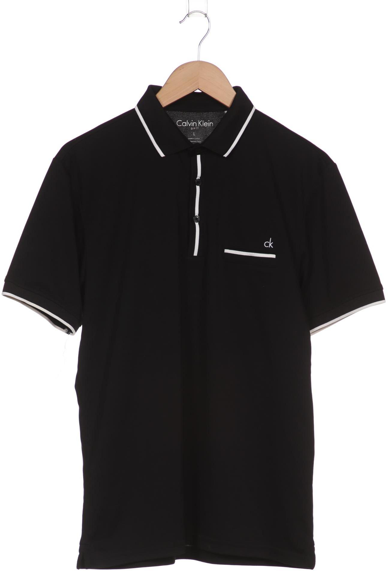 

Calvin Klein Herren Poloshirt, schwarz