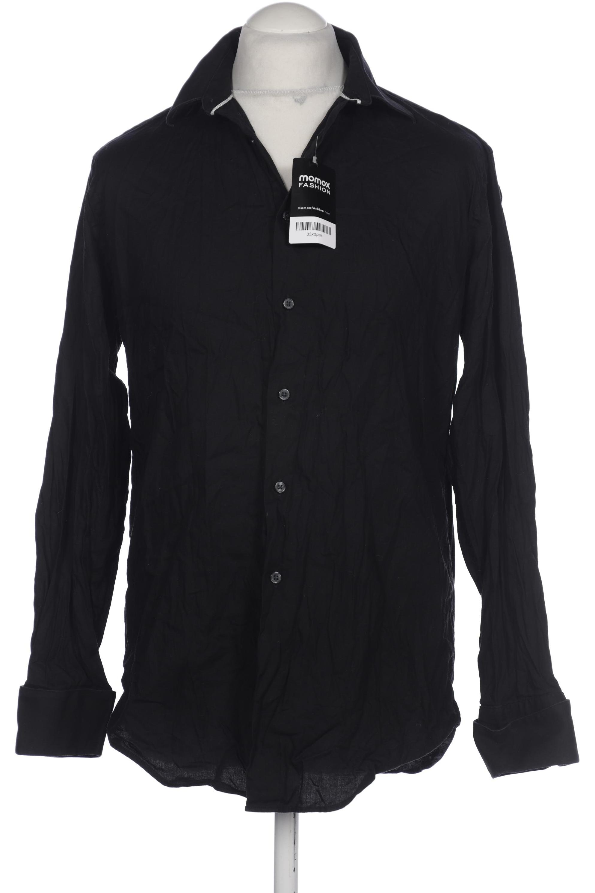 

Calvin Klein Herren Hemd, schwarz, Gr. 15.5