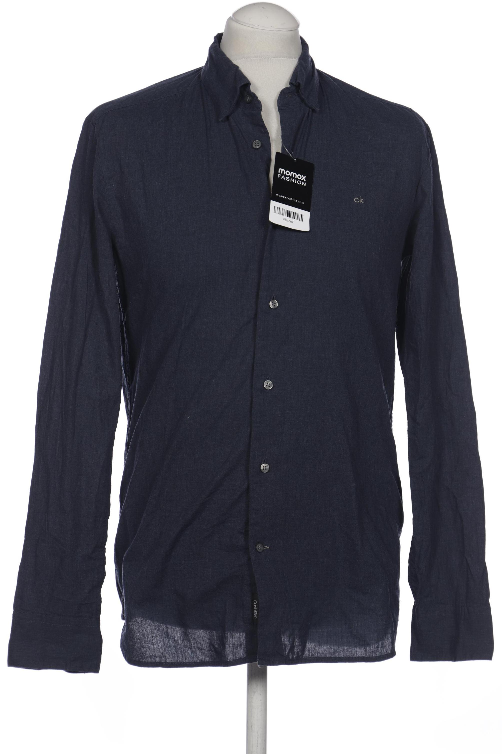 

Calvin Klein Herren Hemd, marineblau