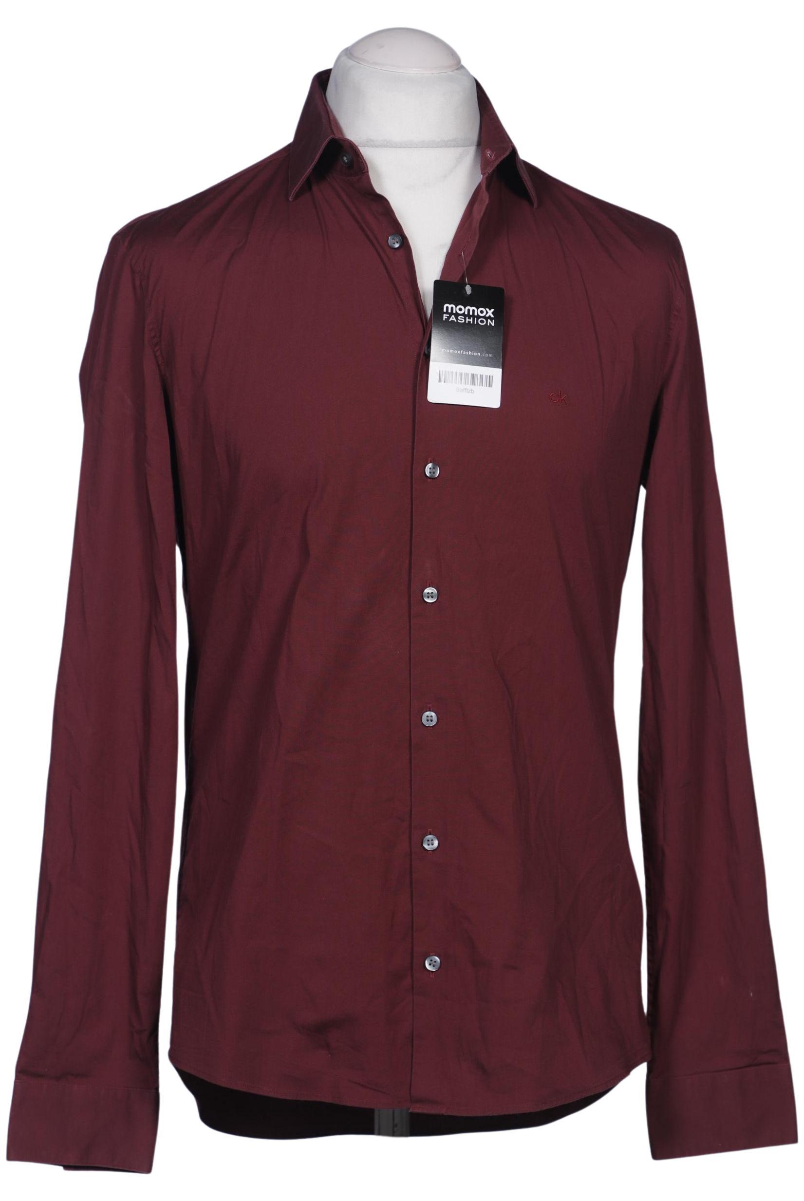 

Calvin Klein Herren Hemd, bordeaux, Gr. 52
