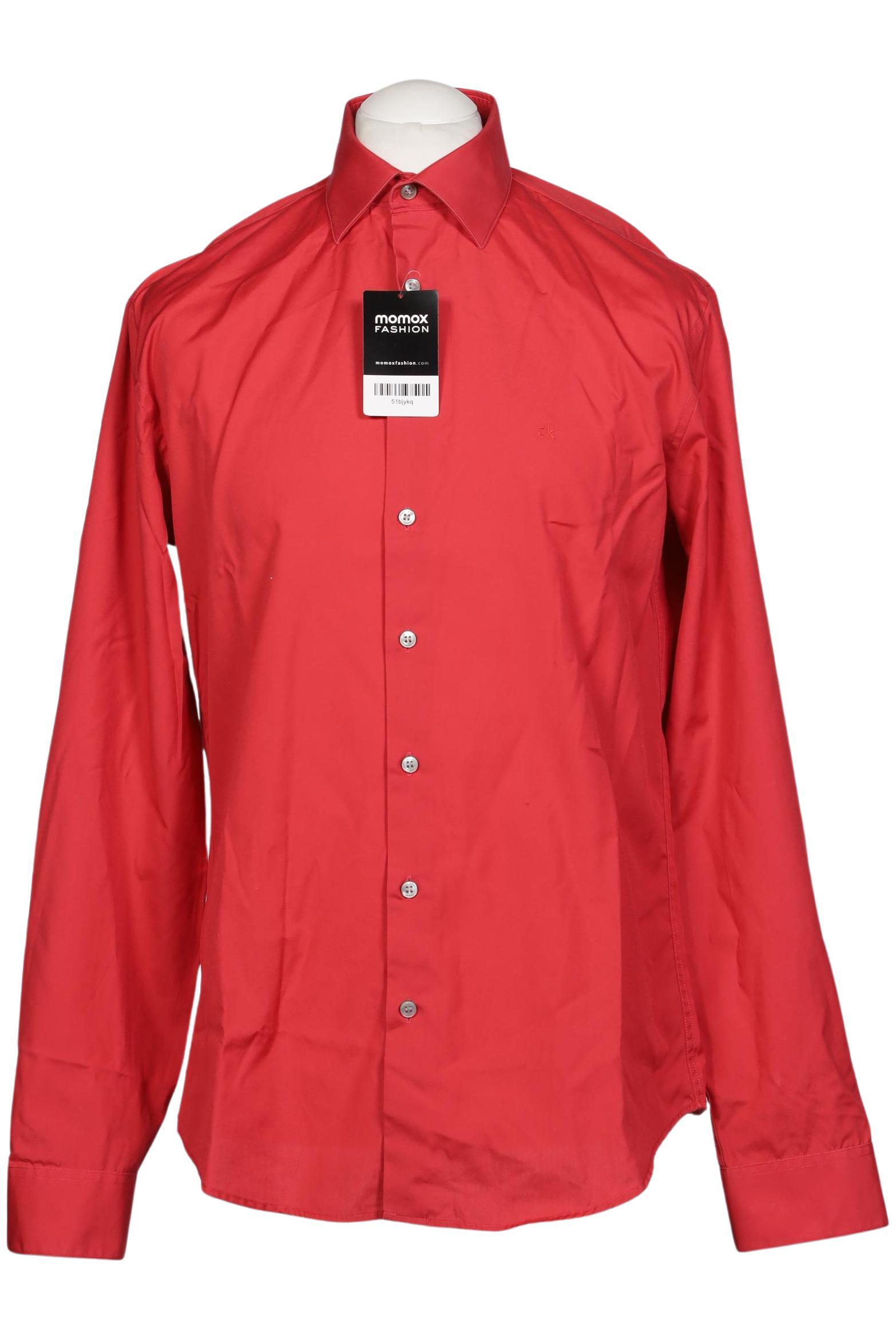 

Calvin Klein Herren Hemd, rot, Gr. 52