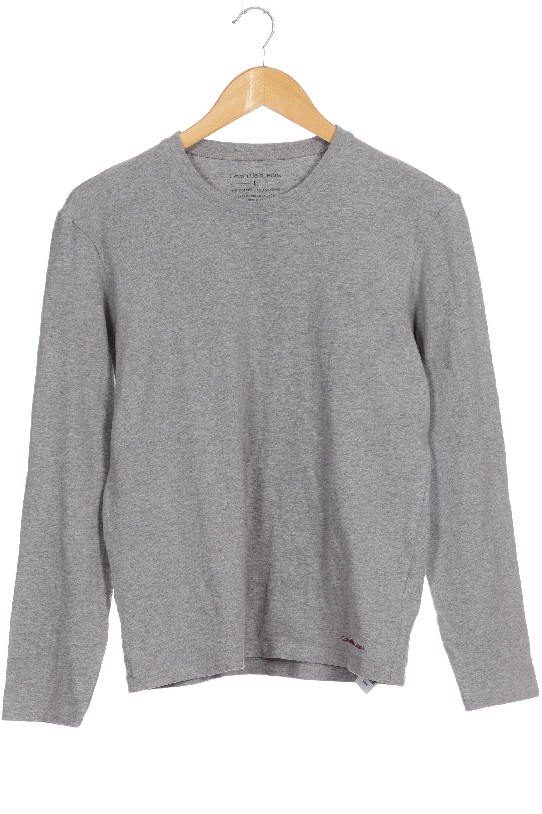 

Calvin Klein Herren Langarmshirt, grau, Gr.