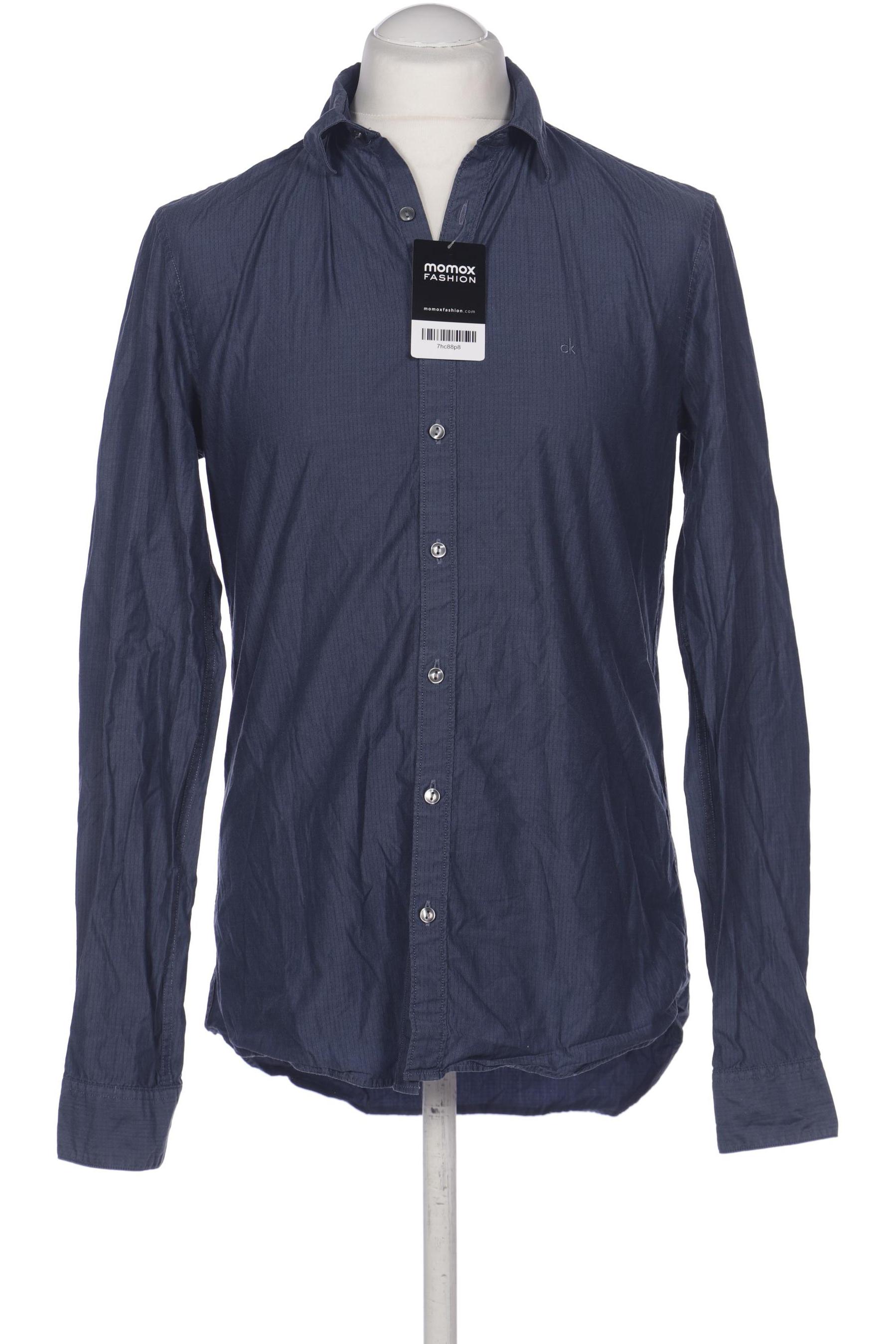 

Calvin Klein Herren Hemd, marineblau, Gr. 15.5