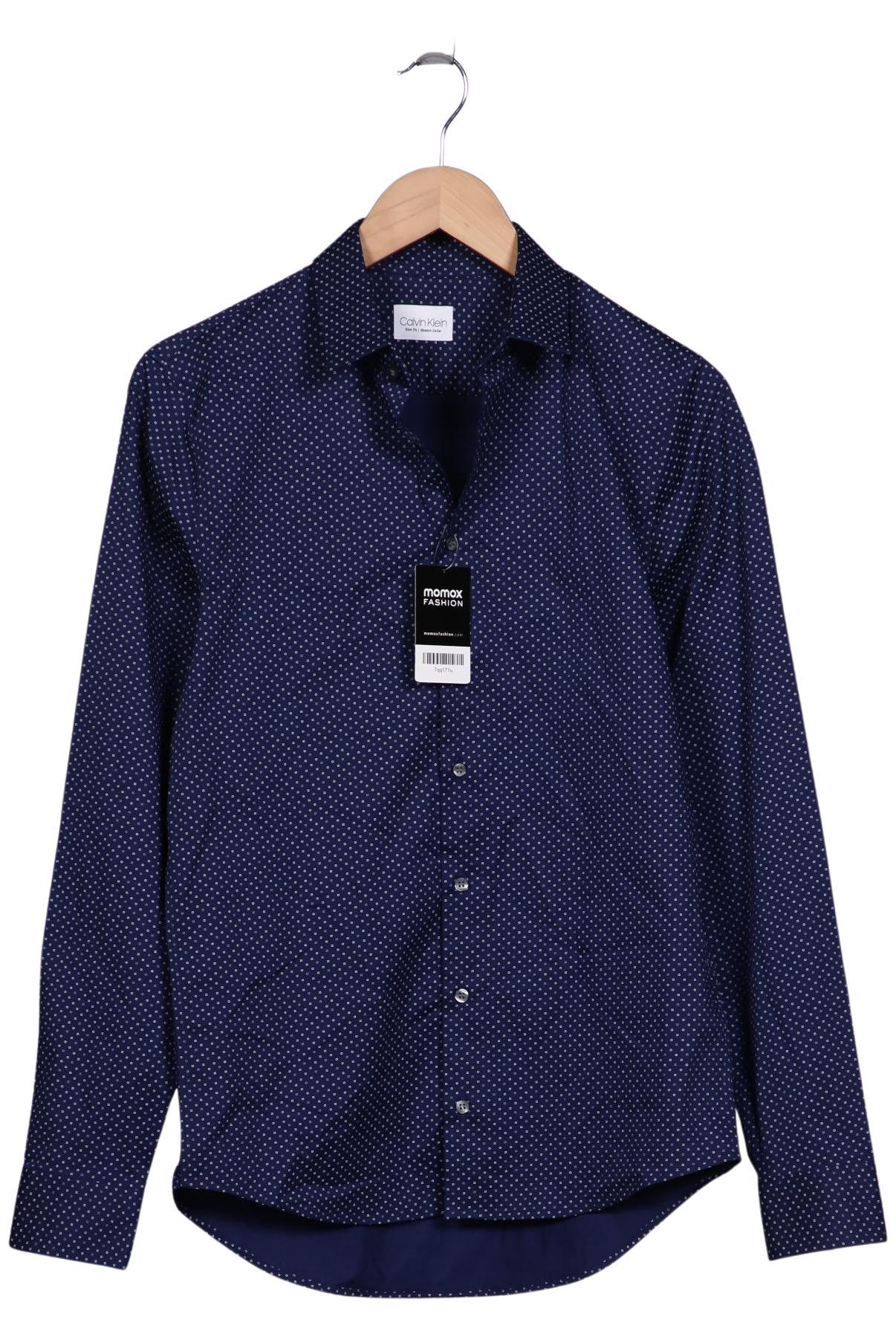 

Calvin Klein Herren Hemd, marineblau, Gr. 46