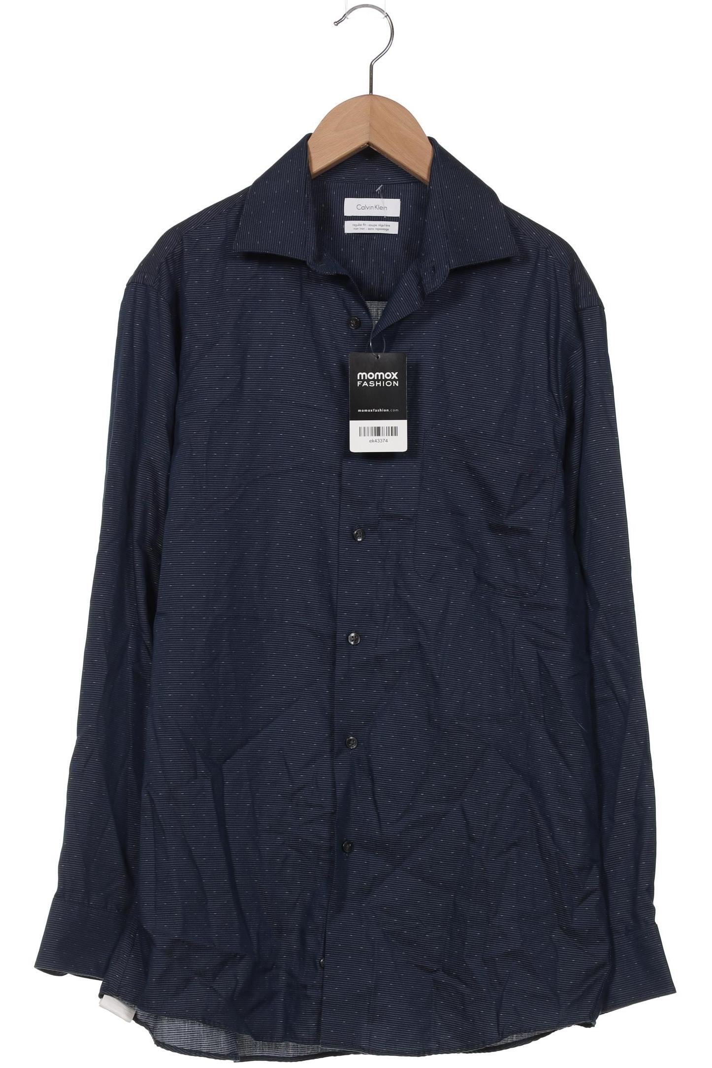 

Calvin Klein Herren Hemd, marineblau, Gr. 15