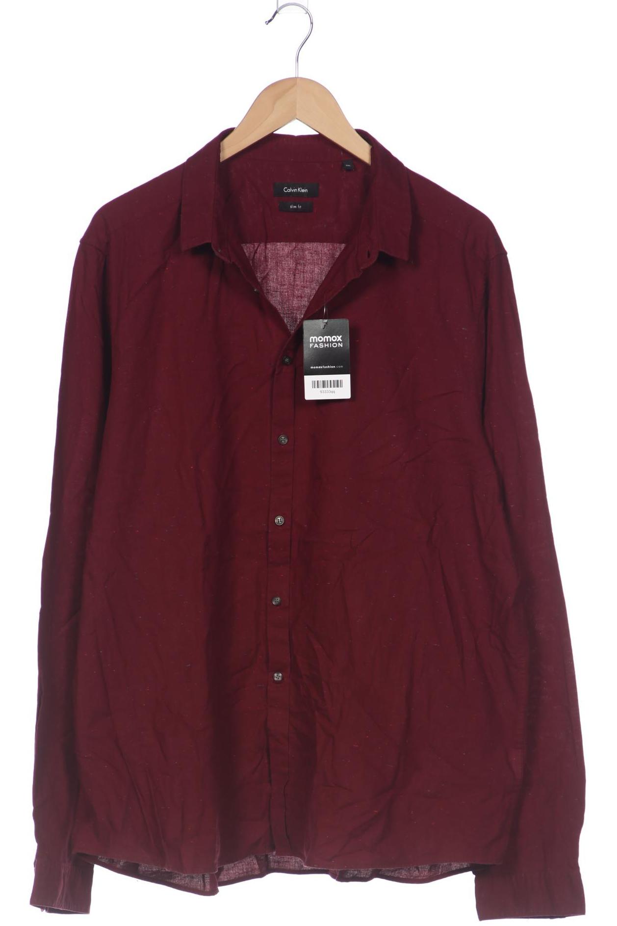 

Calvin Klein Herren Hemd, bordeaux, Gr. 56