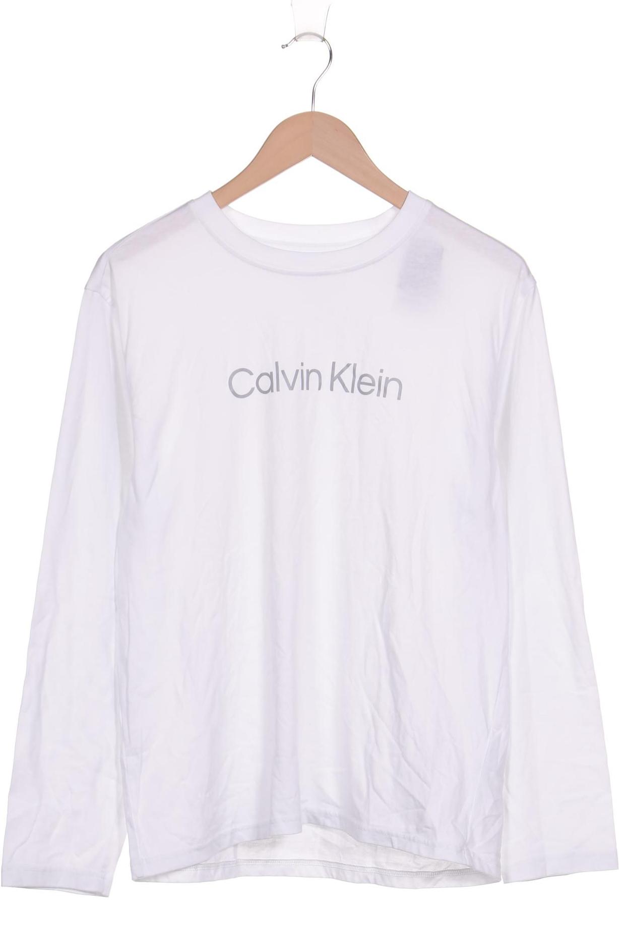 

Calvin Klein Herren Langarmshirt, weiß, Gr. 52