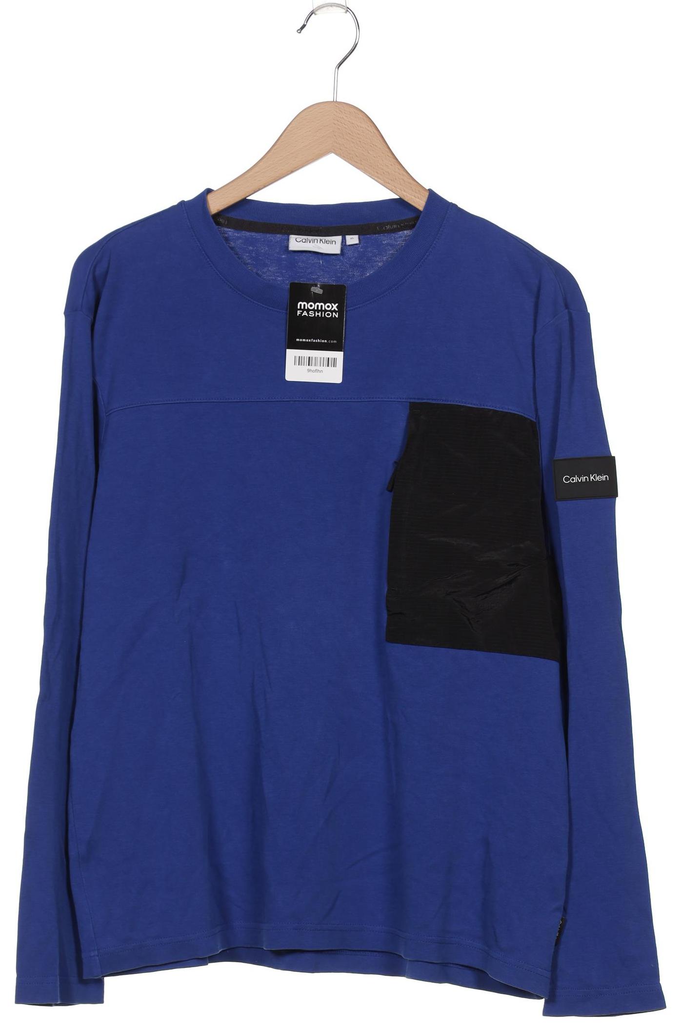 

Calvin Klein Herren Langarmshirt, blau, Gr. 54
