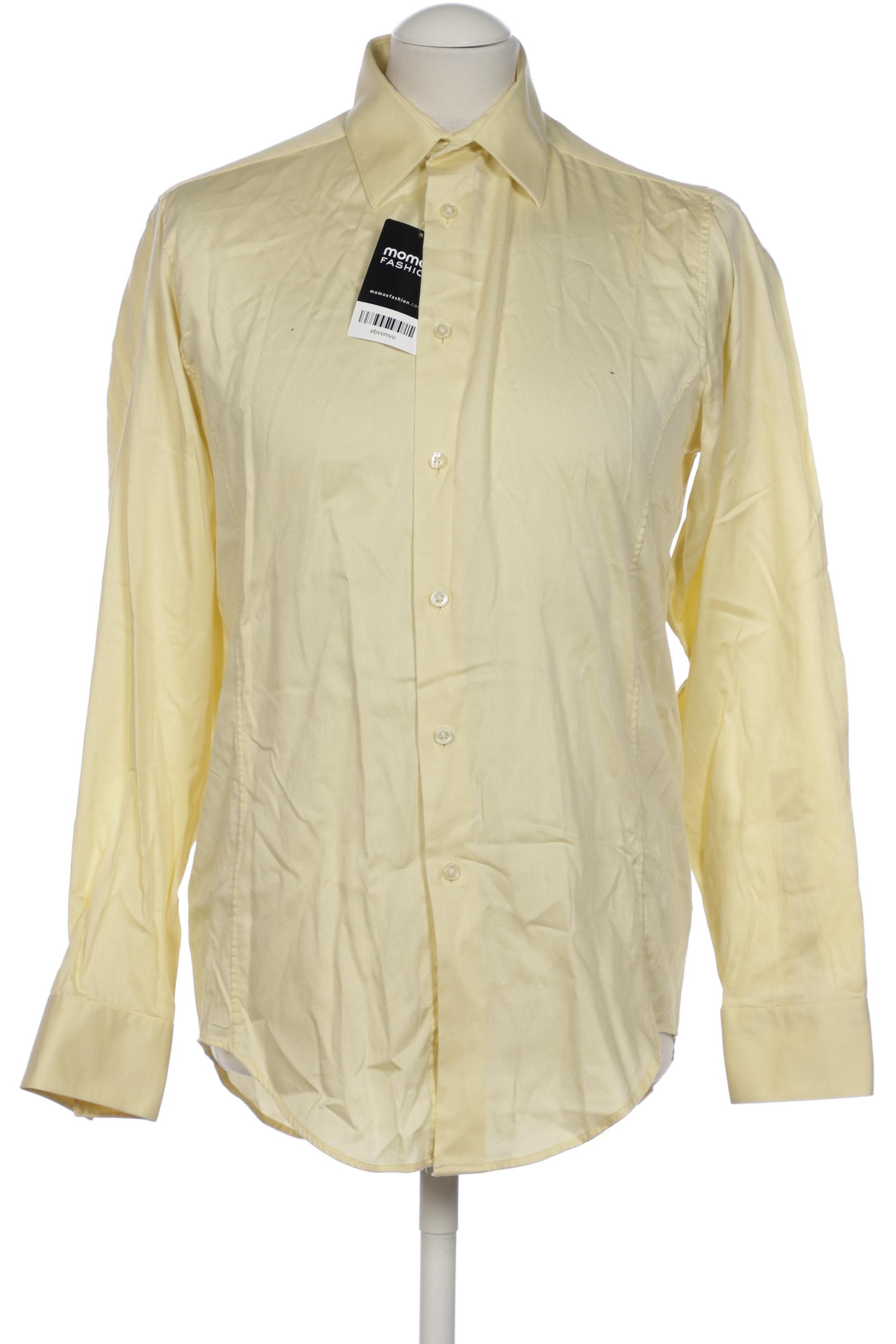 

Calvin Klein Herren Hemd, gelb, Gr. 15