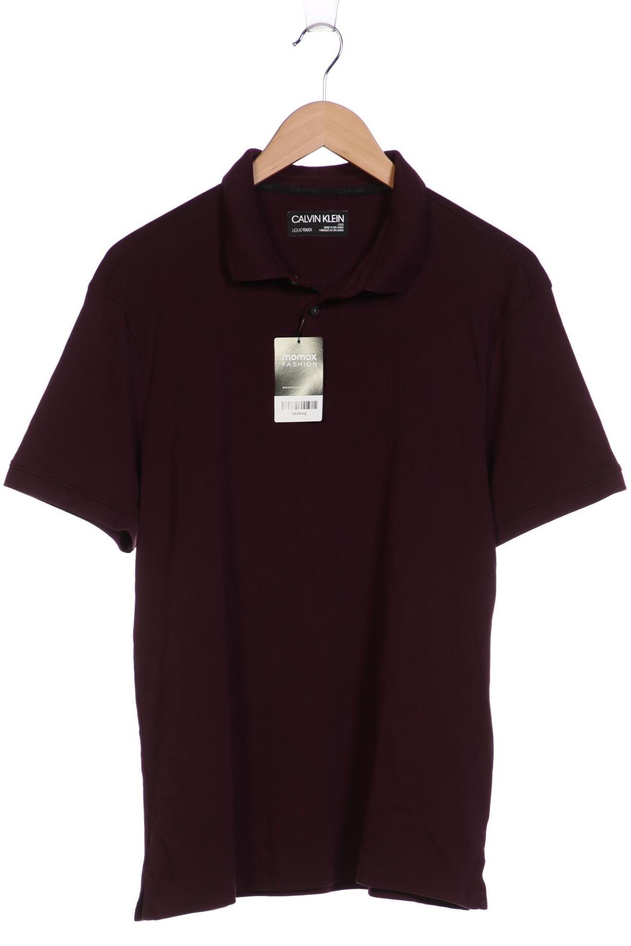 

Calvin Klein Herren Poloshirt, bordeaux, Gr. 52
