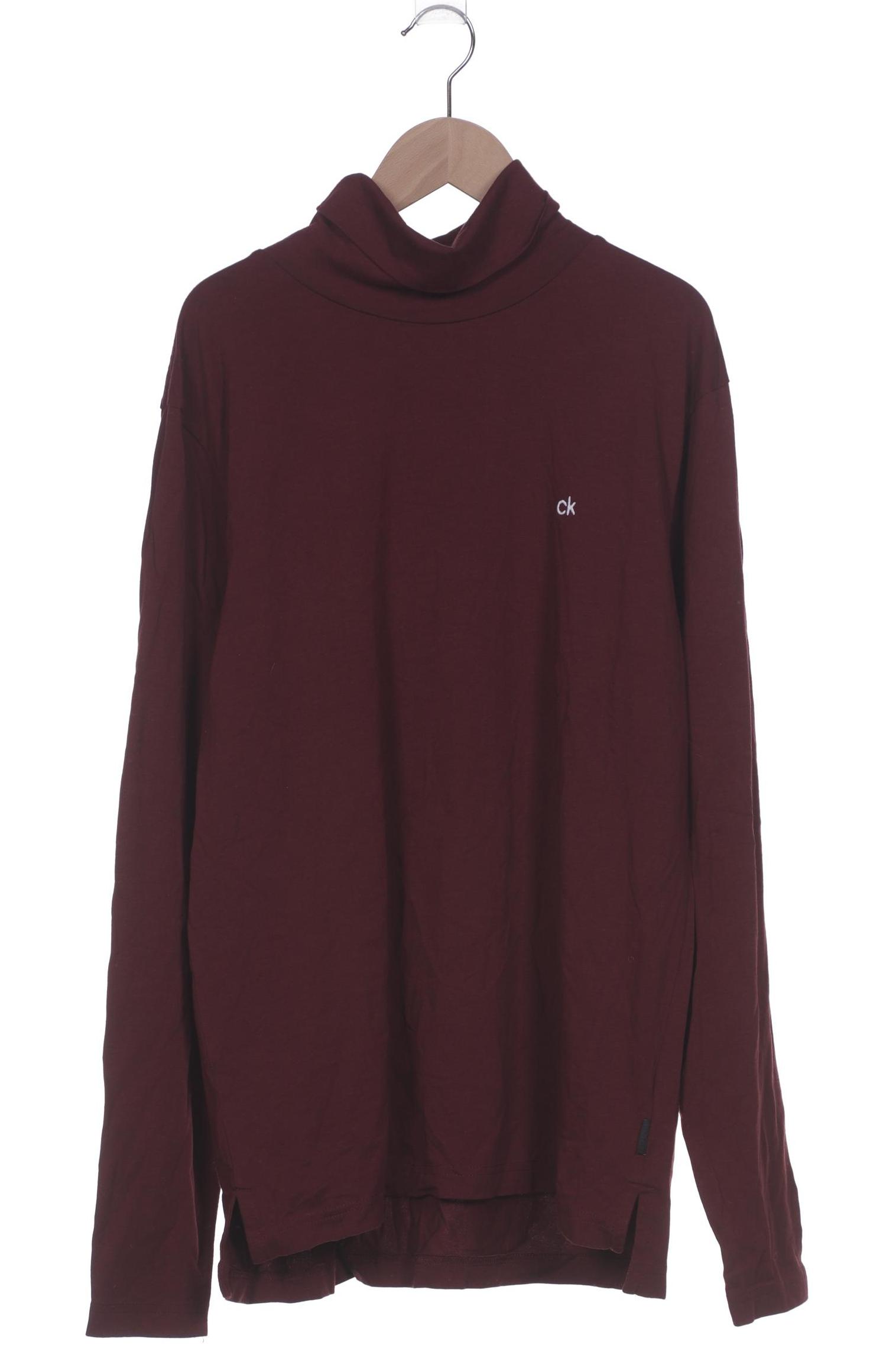 

Calvin Klein Herren Langarmshirt, bordeaux, Gr. 52
