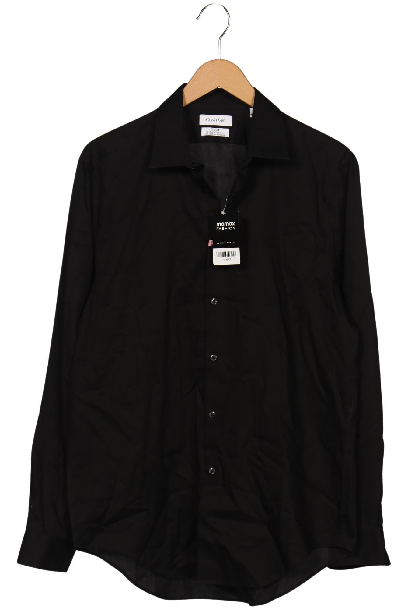

Calvin Klein Herren Hemd, schwarz, Gr. 16.5