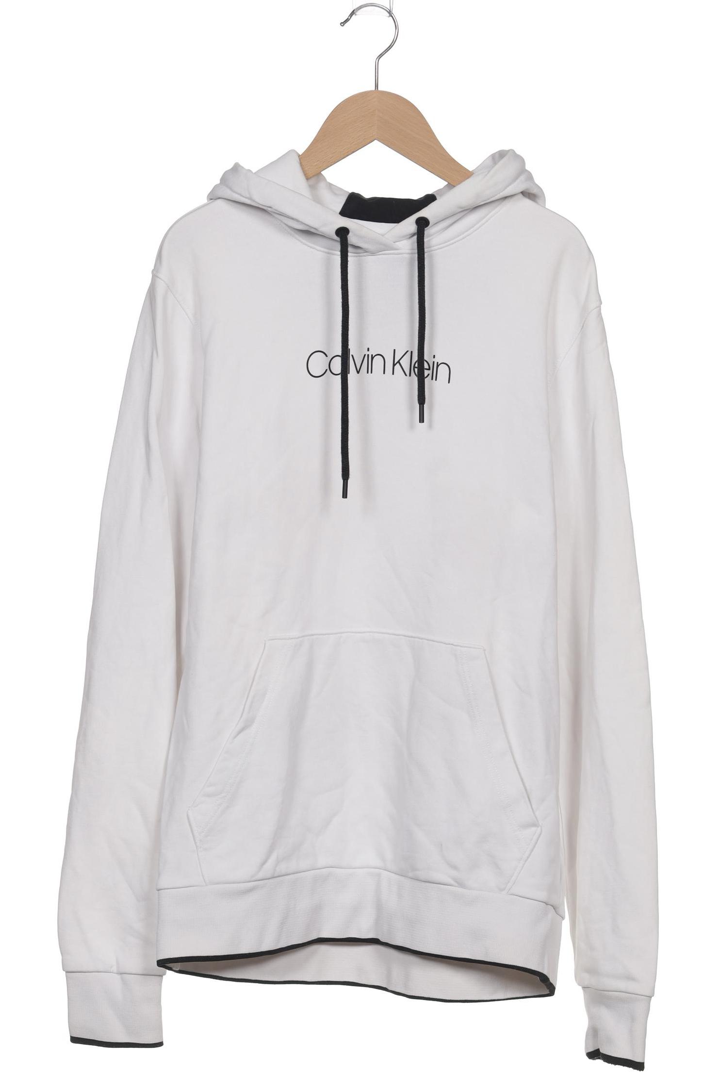 

Calvin Klein Herren Kapuzenpullover, weiß, Gr. 46