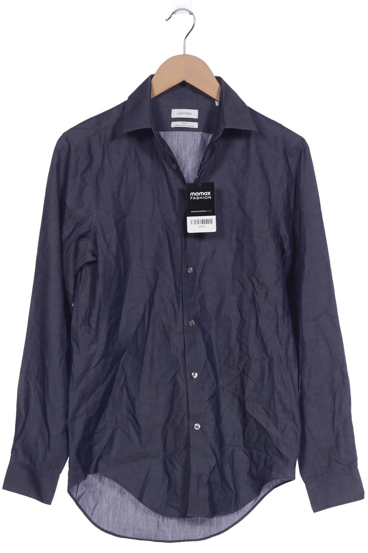 

Calvin Klein Herren Hemd, marineblau, Gr. 14.5