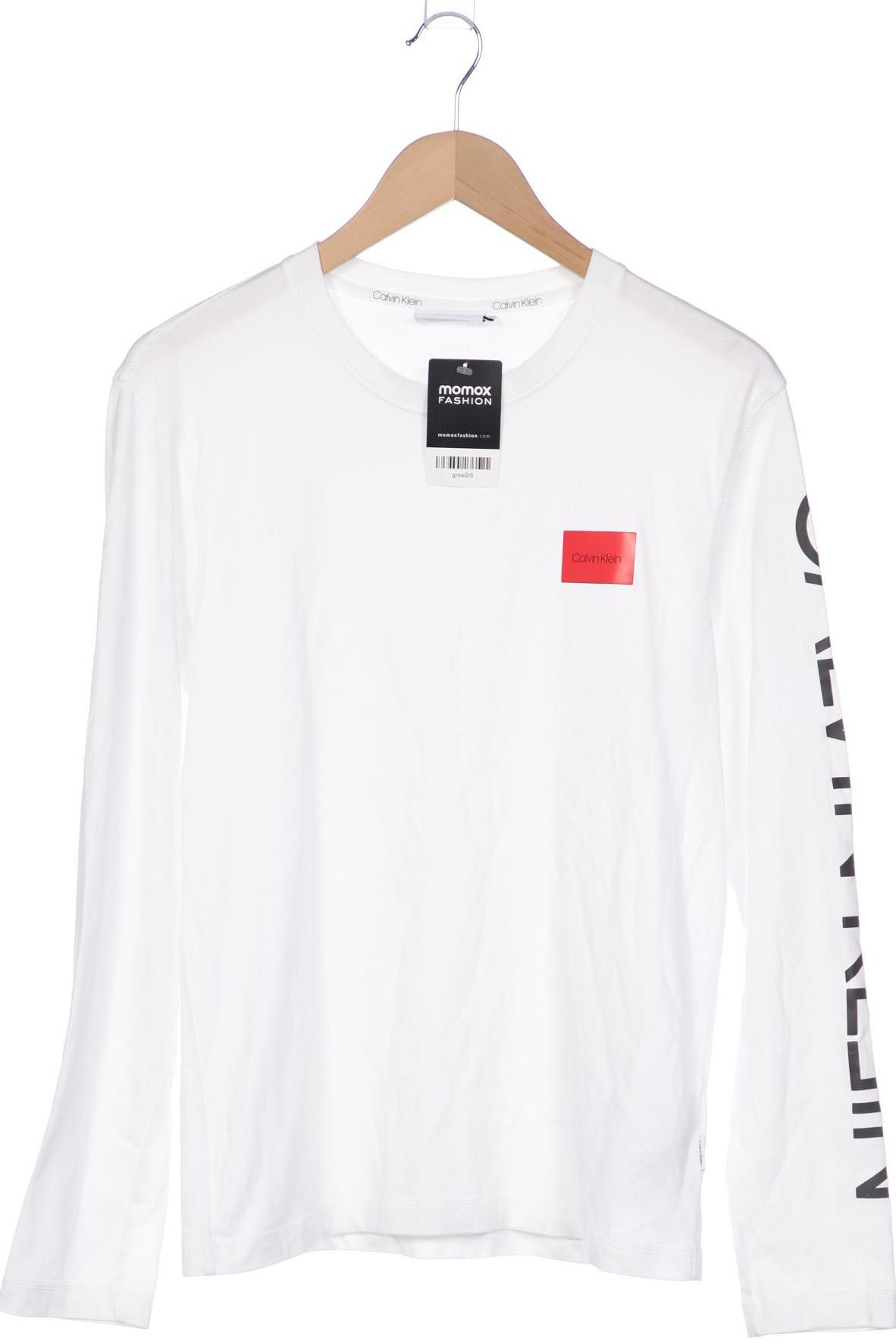 

Calvin Klein Herren Langarmshirt, weiß, Gr. 48