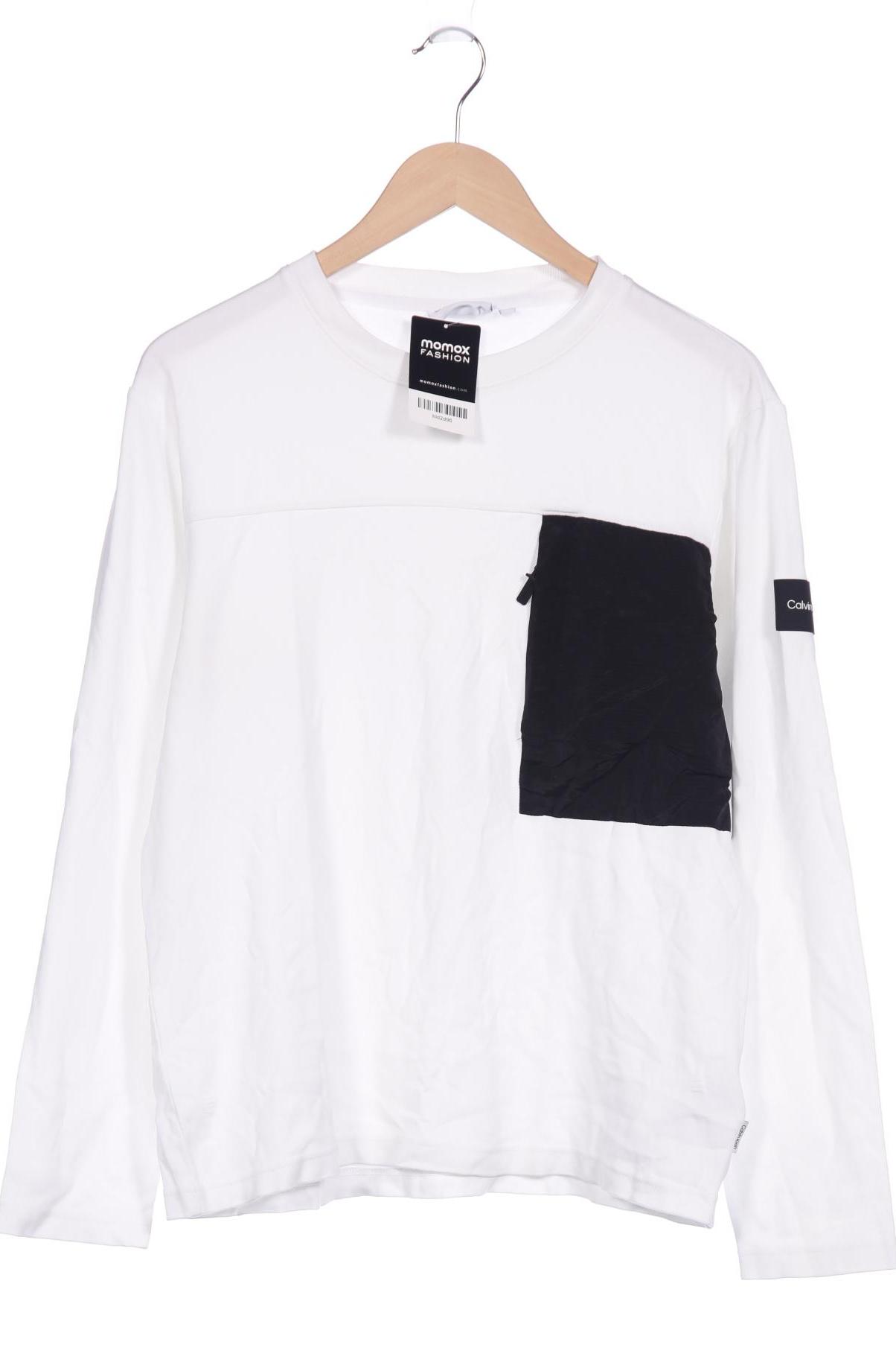 

Calvin Klein Herren Langarmshirt, weiß, Gr. 52